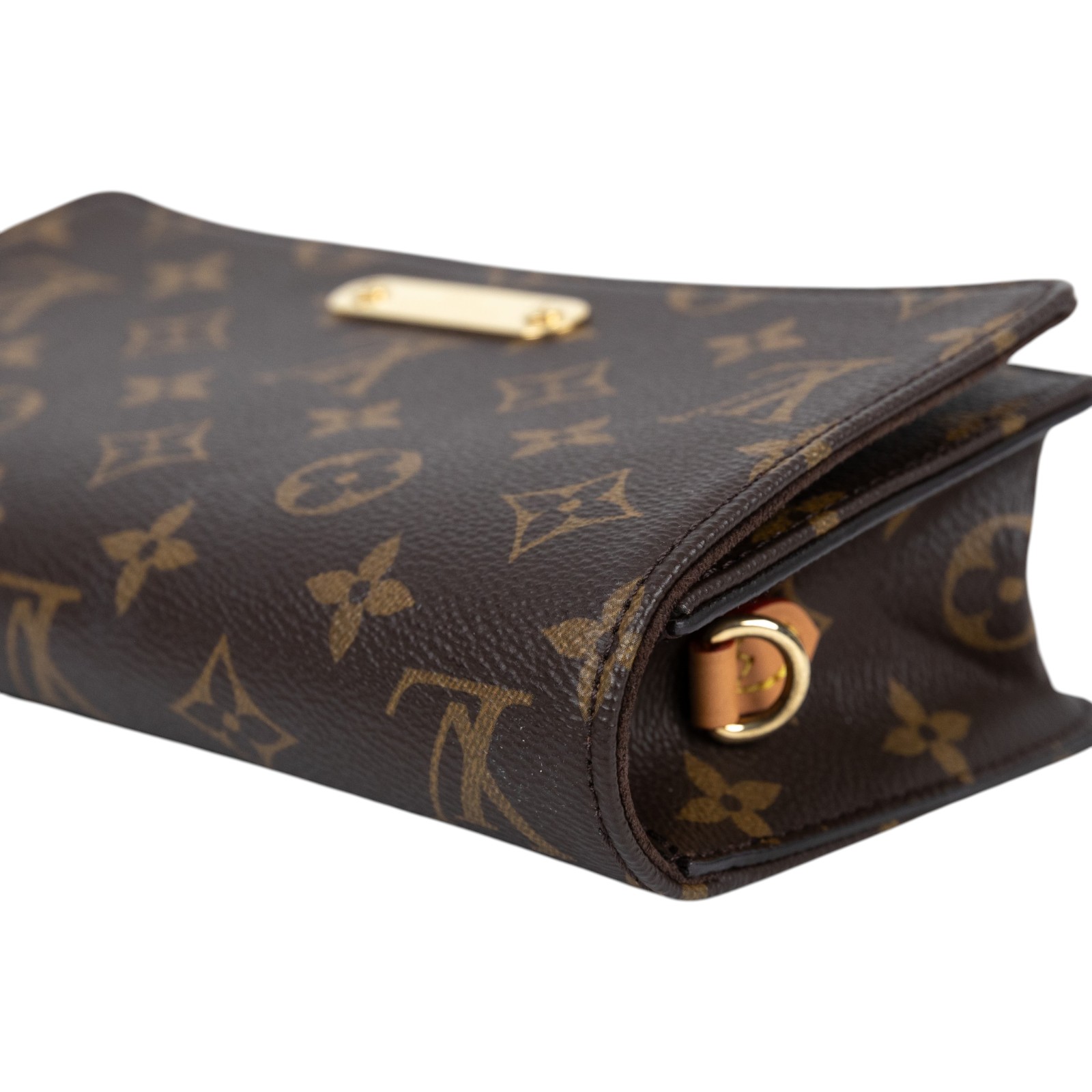 路易威登 LOUIS VUITTON Wallet On Chain Lily 三合一 斜挎包 經典原花 帆布 錢包 M82509 晶片款  鏈帶