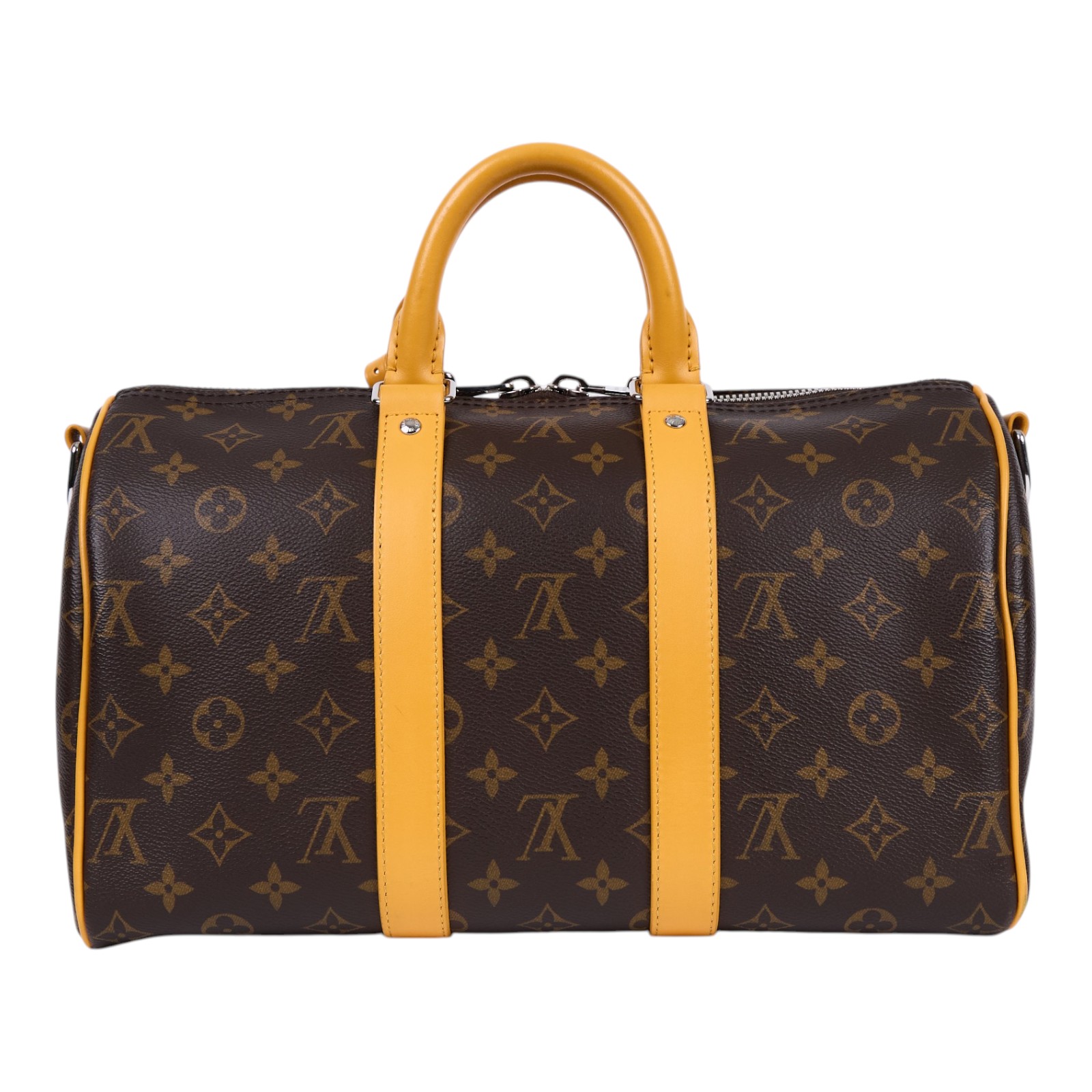 路易威登 LOUIS VUITTON Keepall Bandoulière 35 手提包 肩背包 旅行袋 波士頓包 M13201 晶片款  行李吊牌/背帶