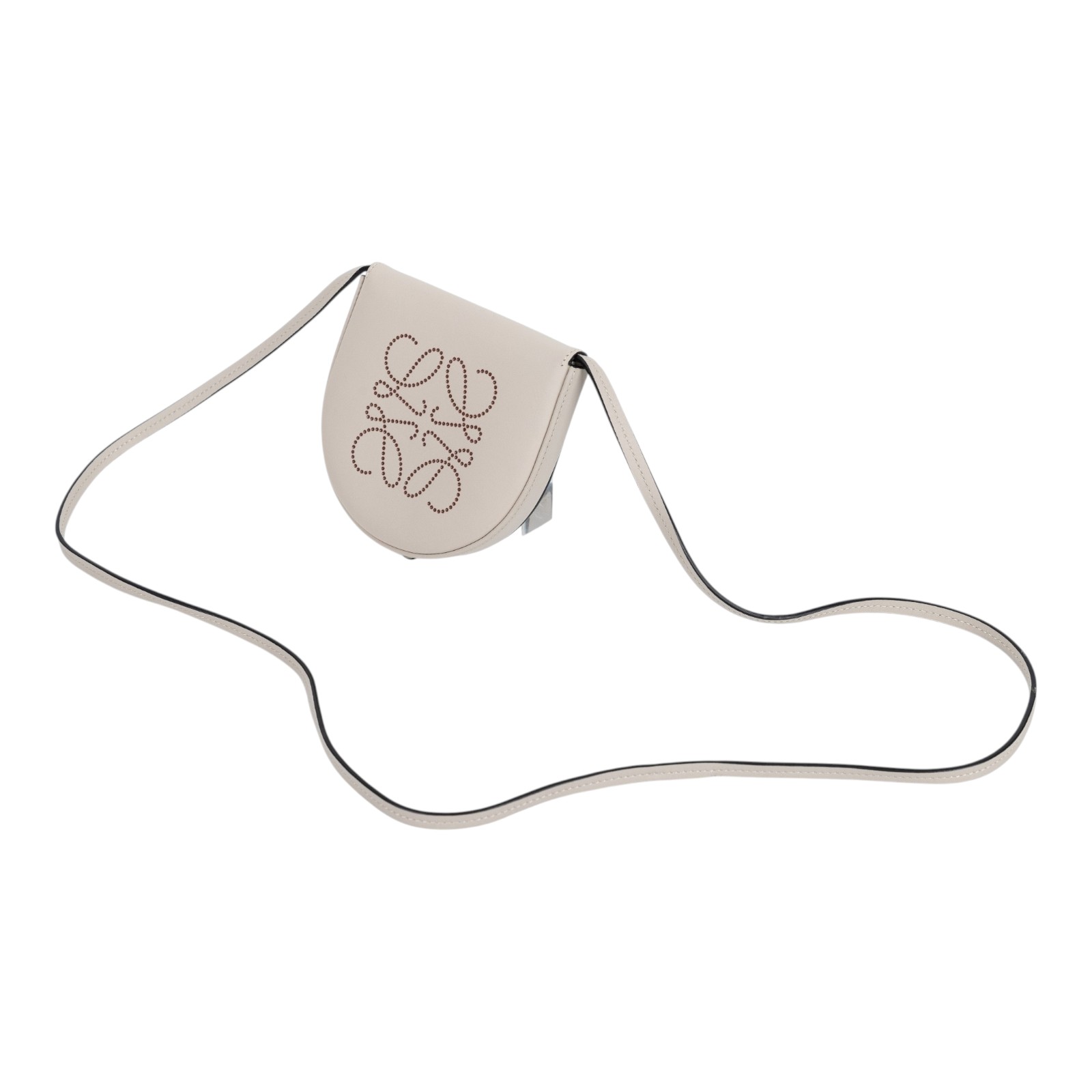 羅意威 LOEWE Heel Pouch Anagram 斜跨包 C661T14X09 白Heel 小號斜背包 卡包 防塵袋