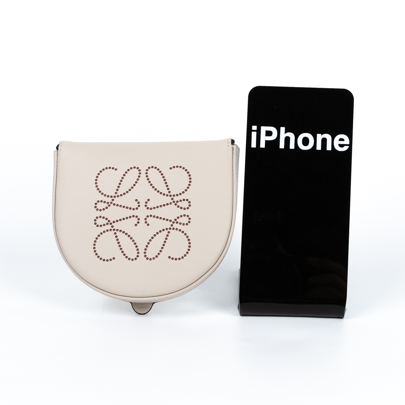羅意威 LOEWE Heel Pouch Anagram 斜跨包 C661T14X09 白Heel 小號斜背包 卡包 防塵袋