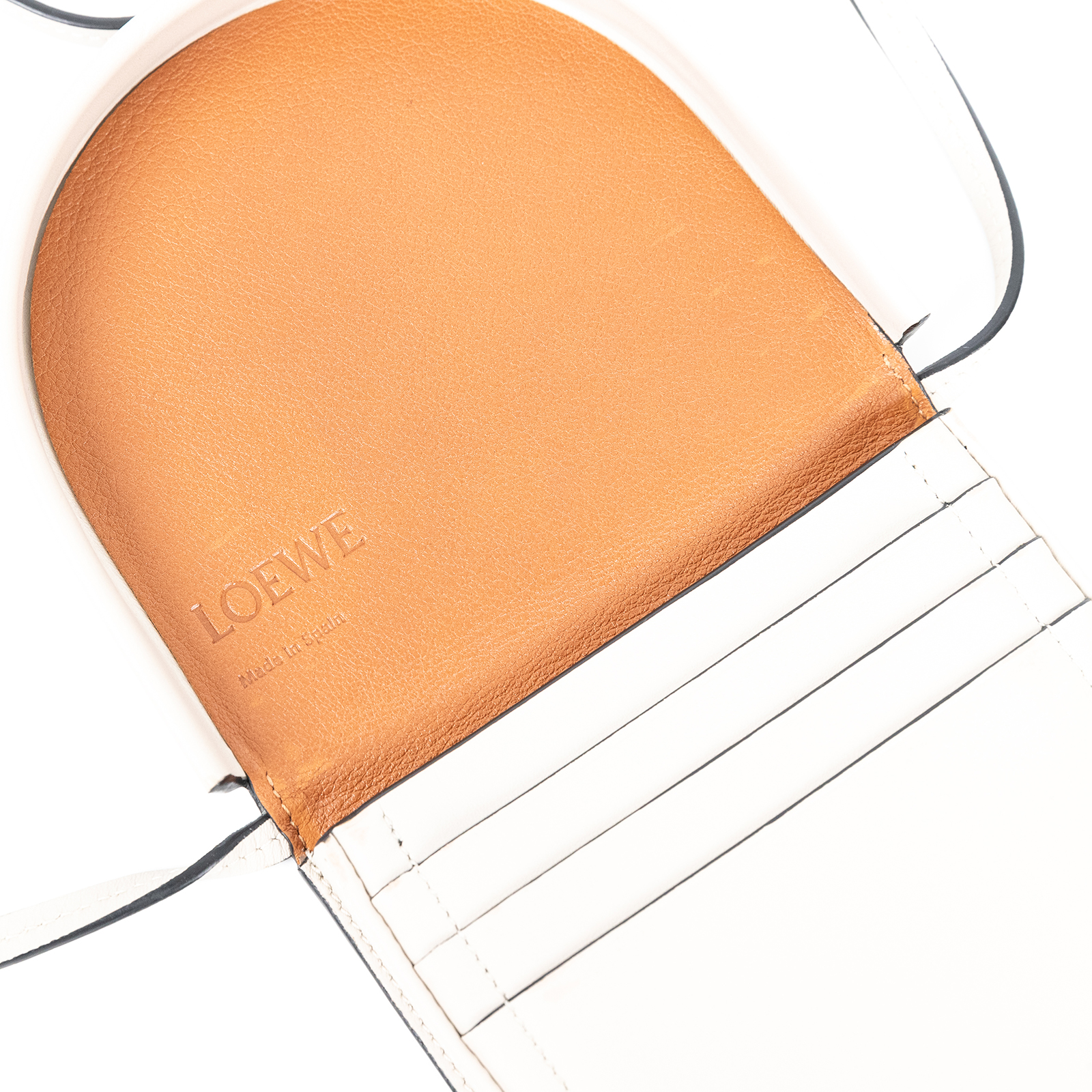 羅意威 LOEWE Heel Pouch Anagram 斜跨包 C661T14X09 白Heel 小號斜背包 卡包 防塵袋