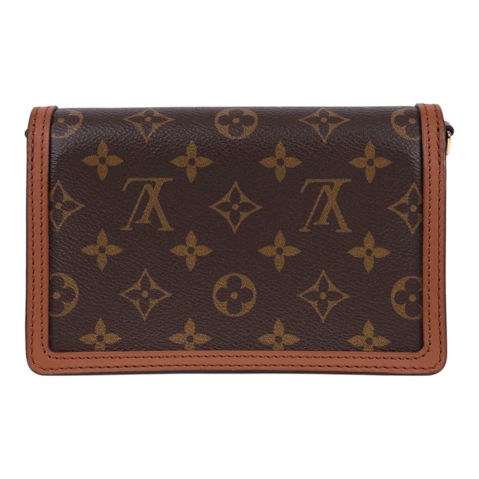 路易威登 LOUIS VUITTON Dauphine 鏈帶錢包 M68746 晶片款 原花DAUPHINE WOC 原廠盒子/防塵袋/背帶