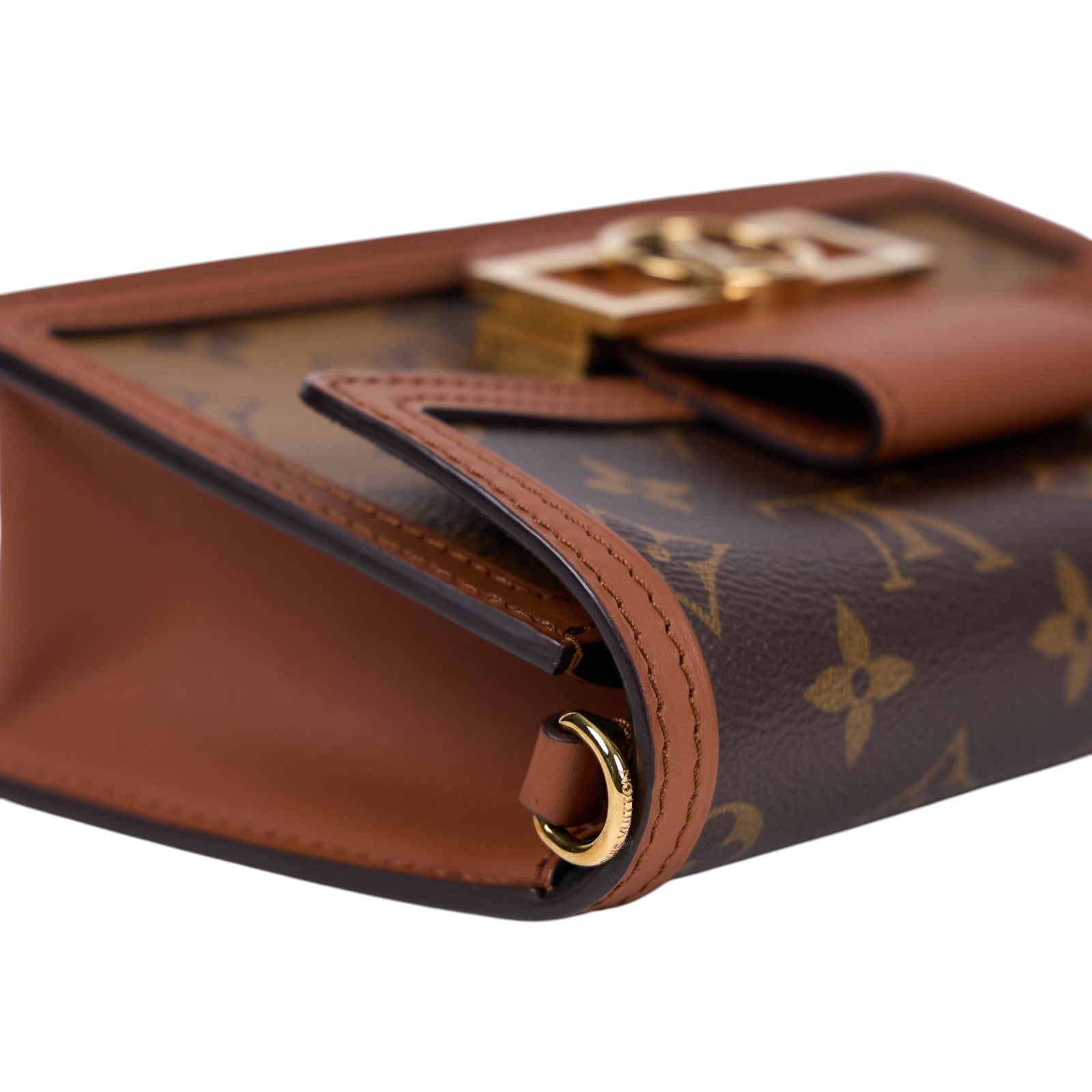 路易威登 LOUIS VUITTON Dauphine 鏈帶錢包 M68746 晶片款 原花DAUPHINE WOC 原廠盒子/防塵袋/背帶