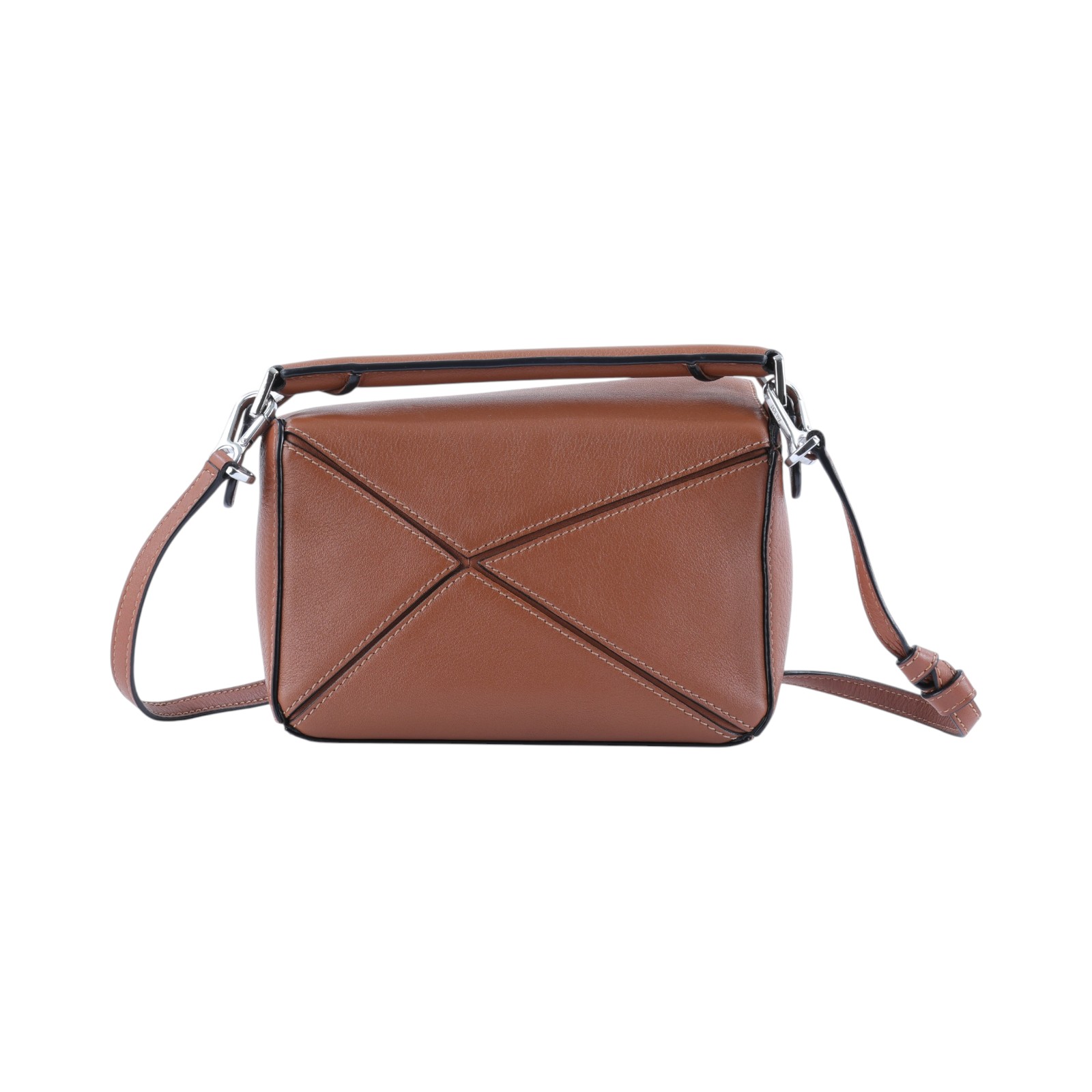 羅意威 LOEWE Small Puzzle bag 斜背包 A510S21X67 焦糖MINI PUZZLE 防塵袋