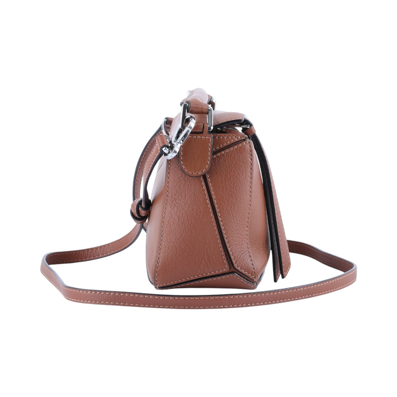 羅意威 LOEWE Small Puzzle bag 斜背包 A510S21X67 焦糖MINI PUZZLE 防塵袋