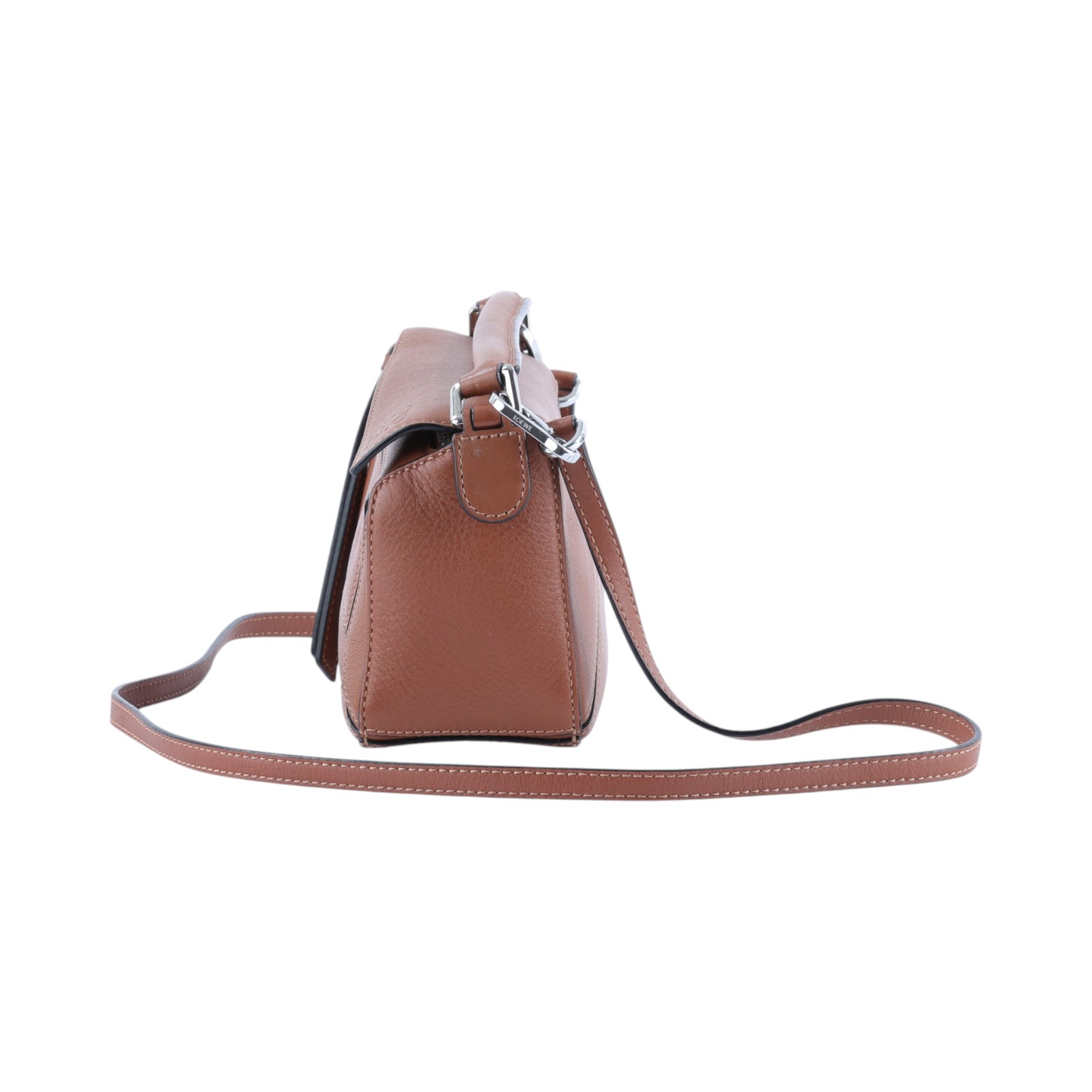 羅意威 LOEWE Small Puzzle bag 斜背包 A510S21X67 焦糖MINI PUZZLE 防塵袋