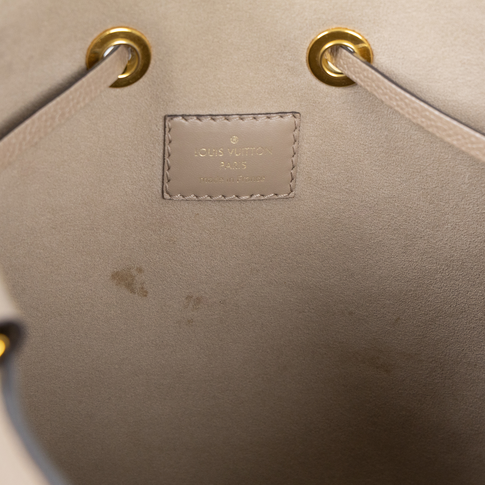 路易威登 LOUIS VUITTON NéoNoé MM 皮革 肩背 水桶包 斑鳩灰色/奶油色 M45555 斑鳩灰NEONOE MM 防塵袋/內袋/背帶2