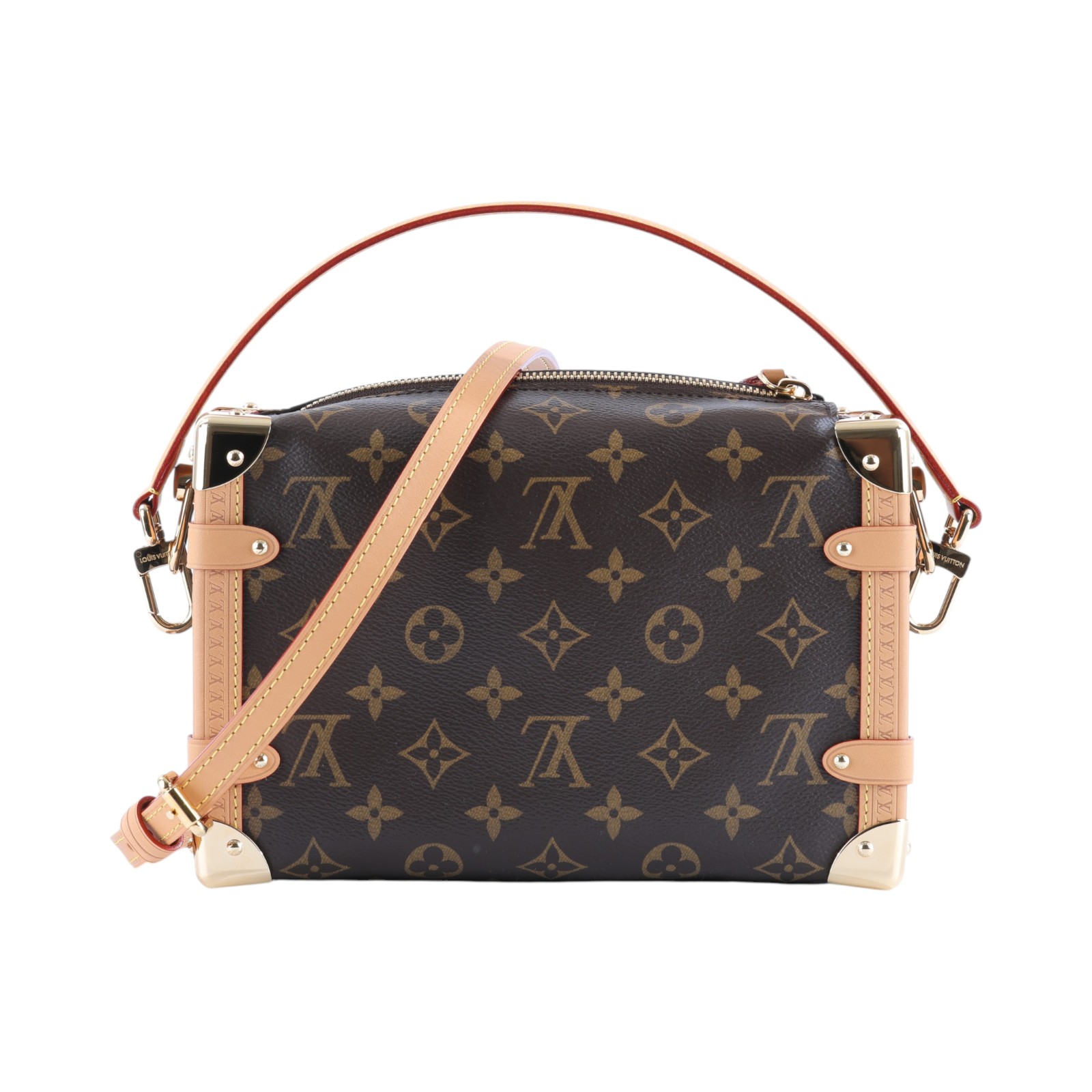 路易威登 LOUIS VUITTON Side Trunk MM 老花 手提 肩背 箱包 M46358 晶片款  防塵袋/背帶X2(消磁)