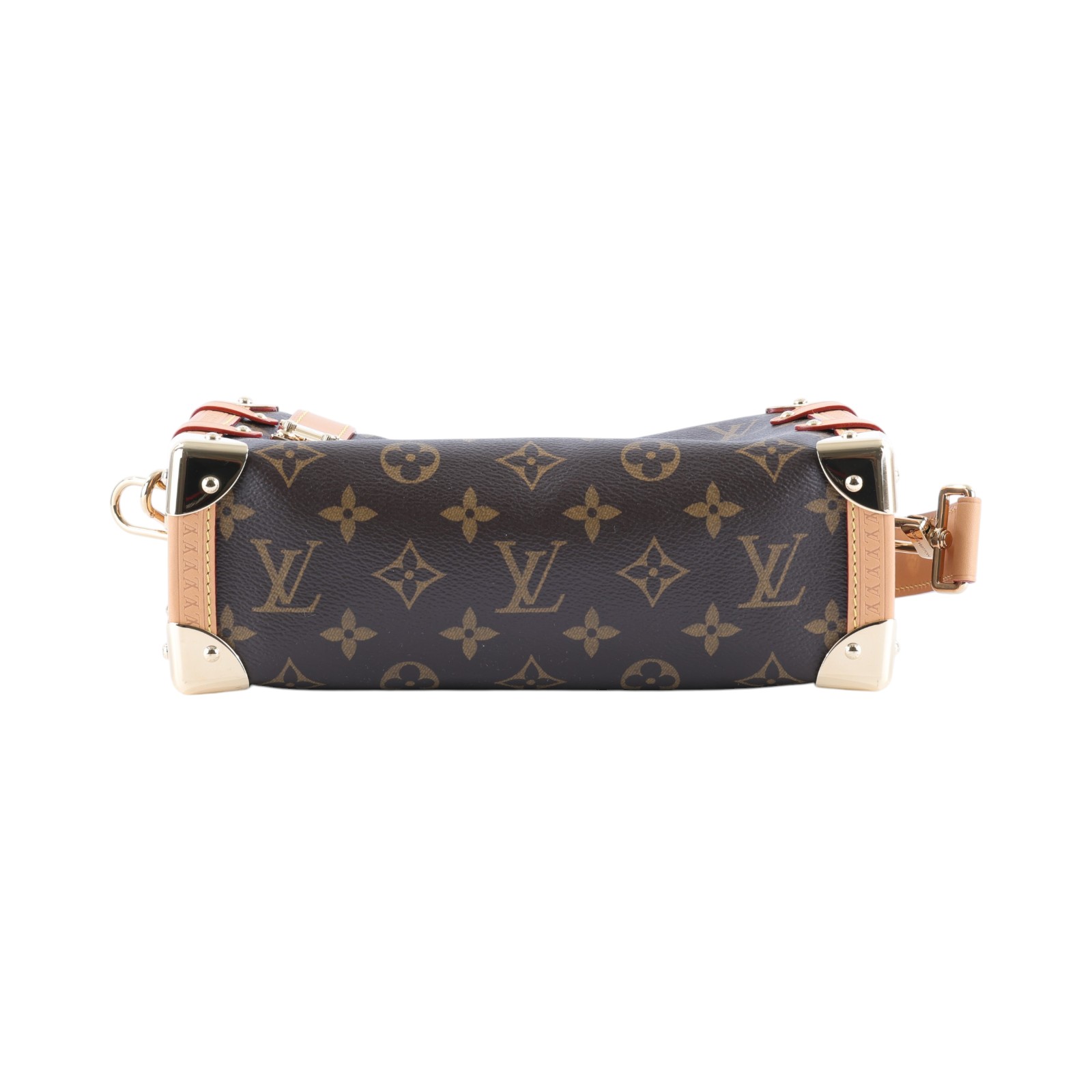 路易威登 LOUIS VUITTON Side Trunk MM 老花 手提 肩背 箱包 M46358 晶片款  防塵袋/背帶X2(消磁)