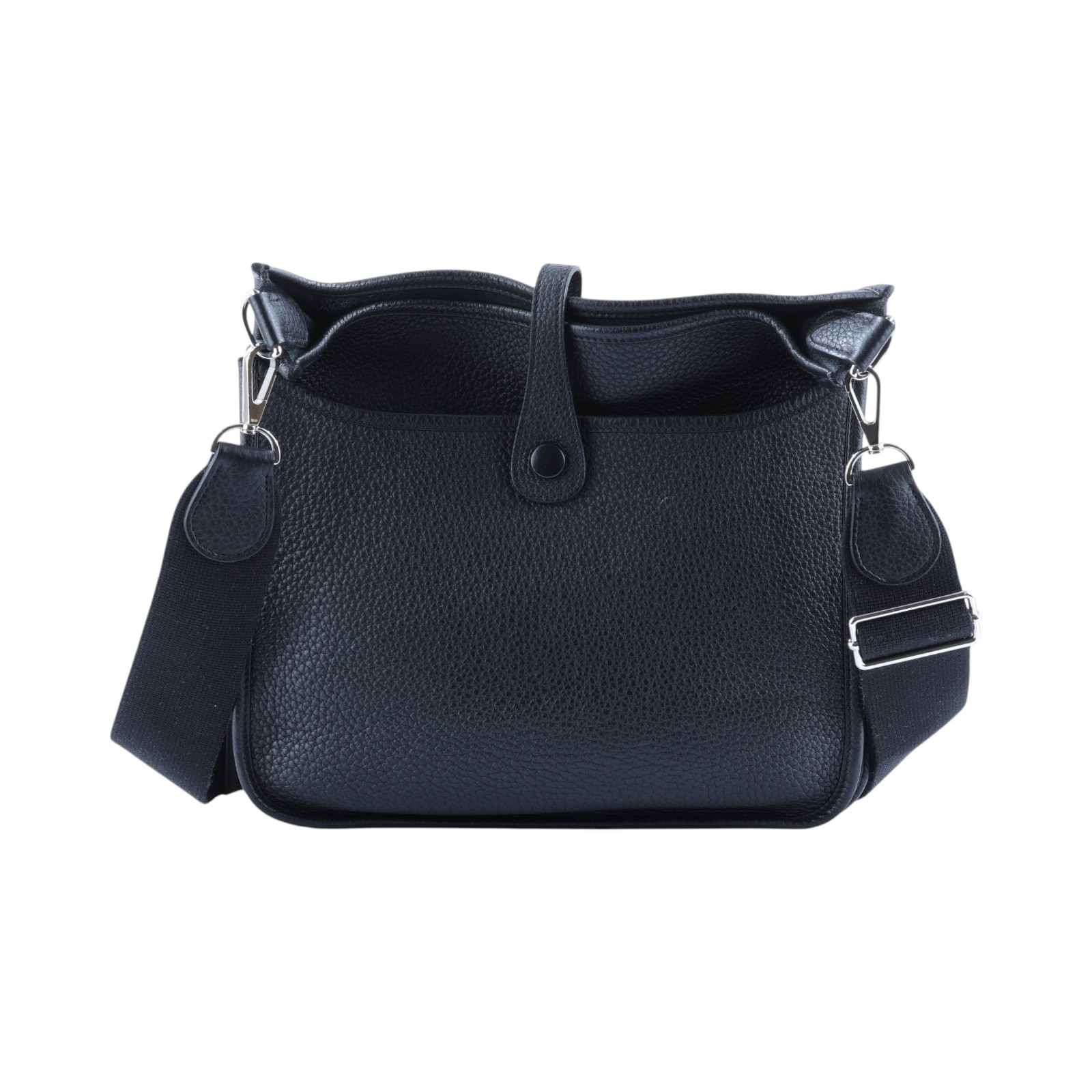 愛馬仕 Hermes Evelyne Bag 伊芙琳包 29 馬蹄型 EV29 口O刻 EVELYNE PM 黑 防塵袋/背帶