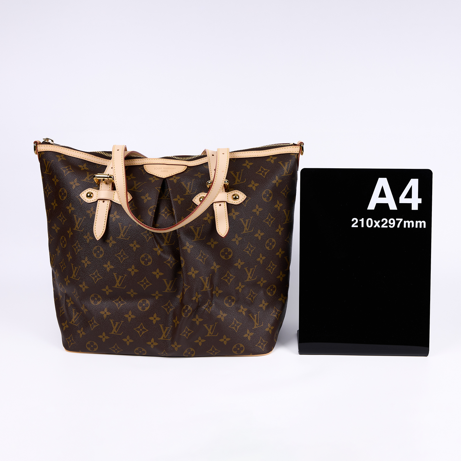 路易威登 LOUIS VUITTON Palermo GM 手提包 M40146 原花PALERMO GM 原廠盒子/購買證明/背帶