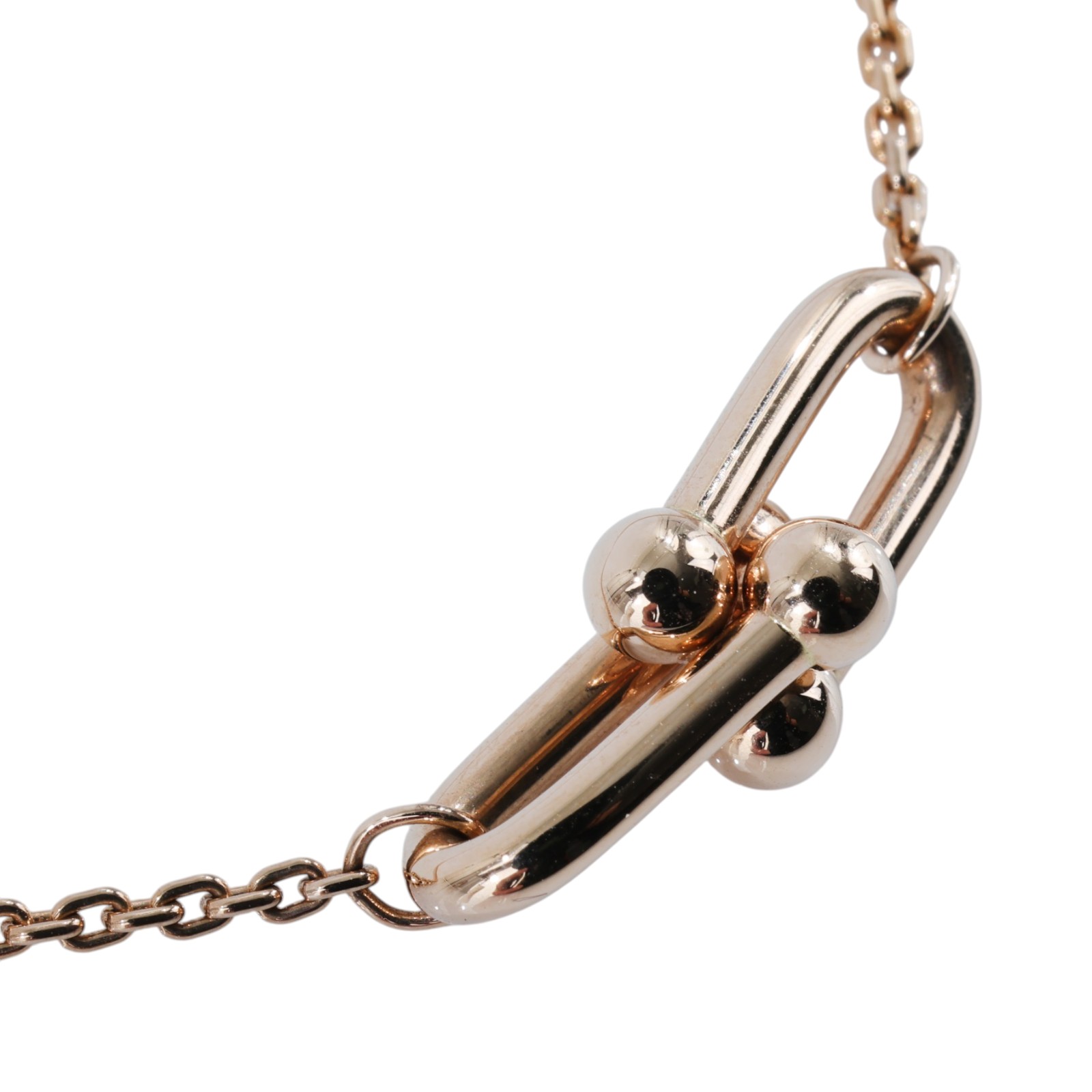 蒂芙尼 TIFFANY＆CO. HardWear 雙鏈結扣環項鍊 小型款 75060726  原廠盒子/防塵袋/購買證明