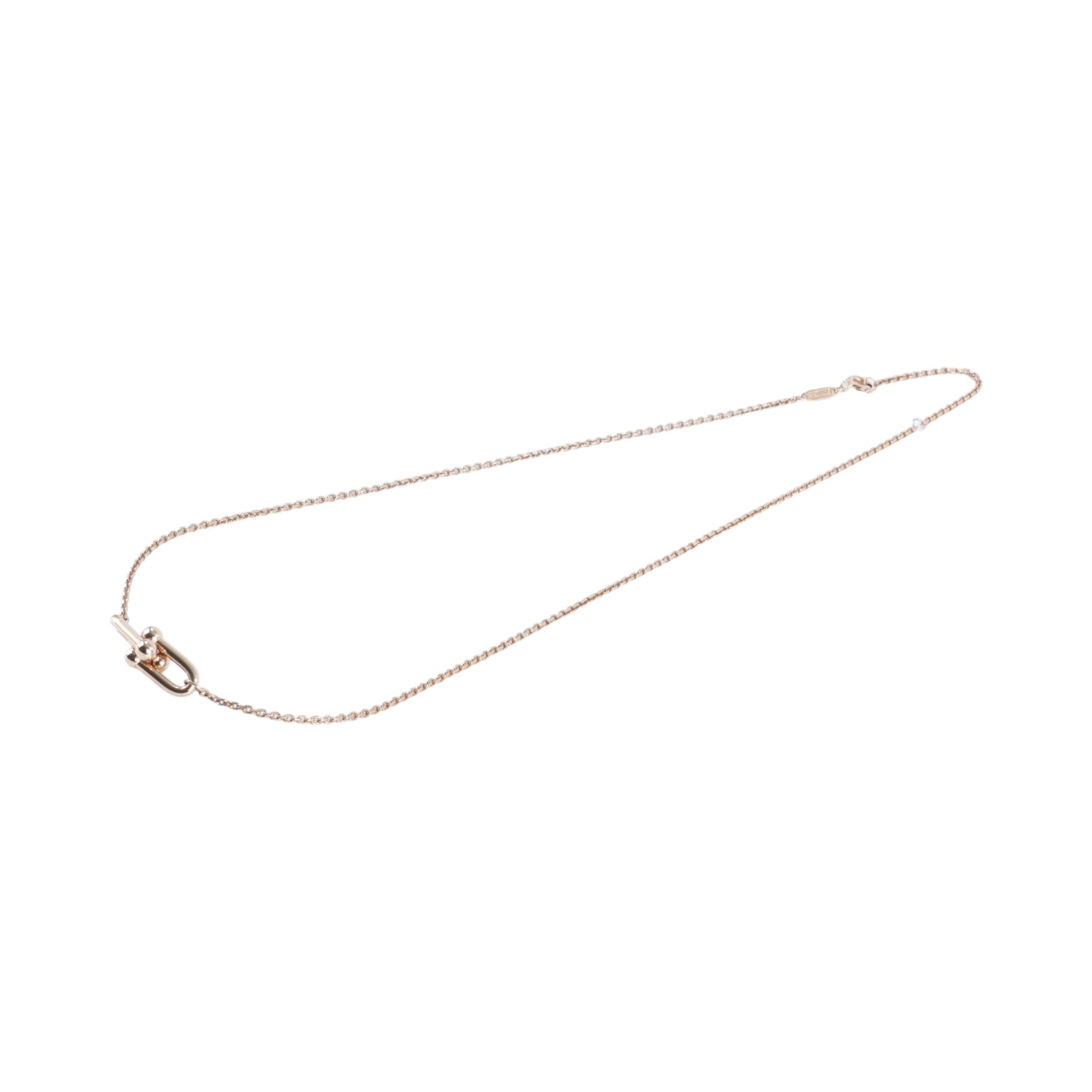 蒂芙尼 TIFFANY＆CO. HardWear 雙鏈結扣環項鍊 小型款 75060726  原廠盒子/防塵袋/購買證明