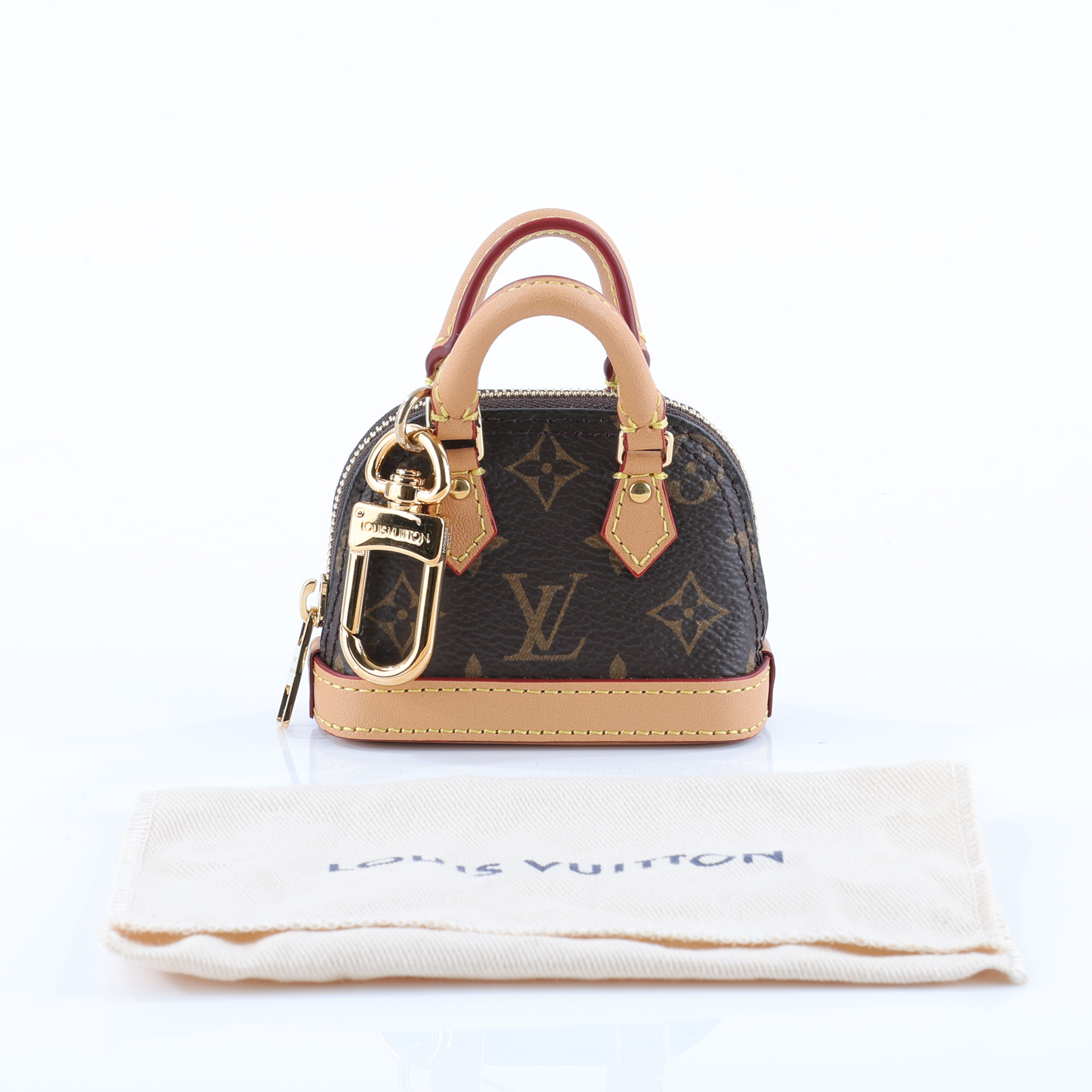 路易威登 LOUIS VUITTON Micro Alma 包包吊飾 鑰匙扣 包掛 M00995 MICRO ALMA吊飾 防塵袋