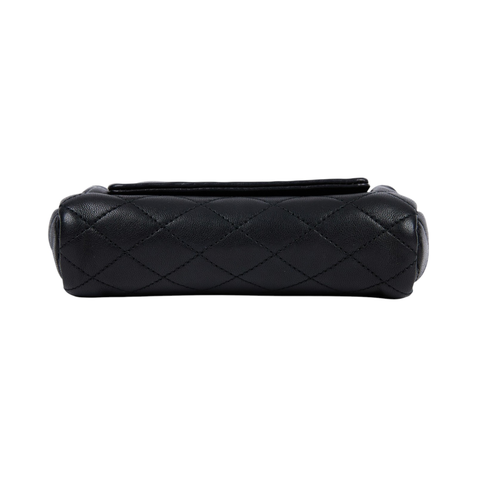 聖羅蘭 YSL SAINT LAURENT Nolia 小羊皮 迷你 手袋 肩背包 金色五金 6727381EL07 黑NOLITA MINI 原廠盒子