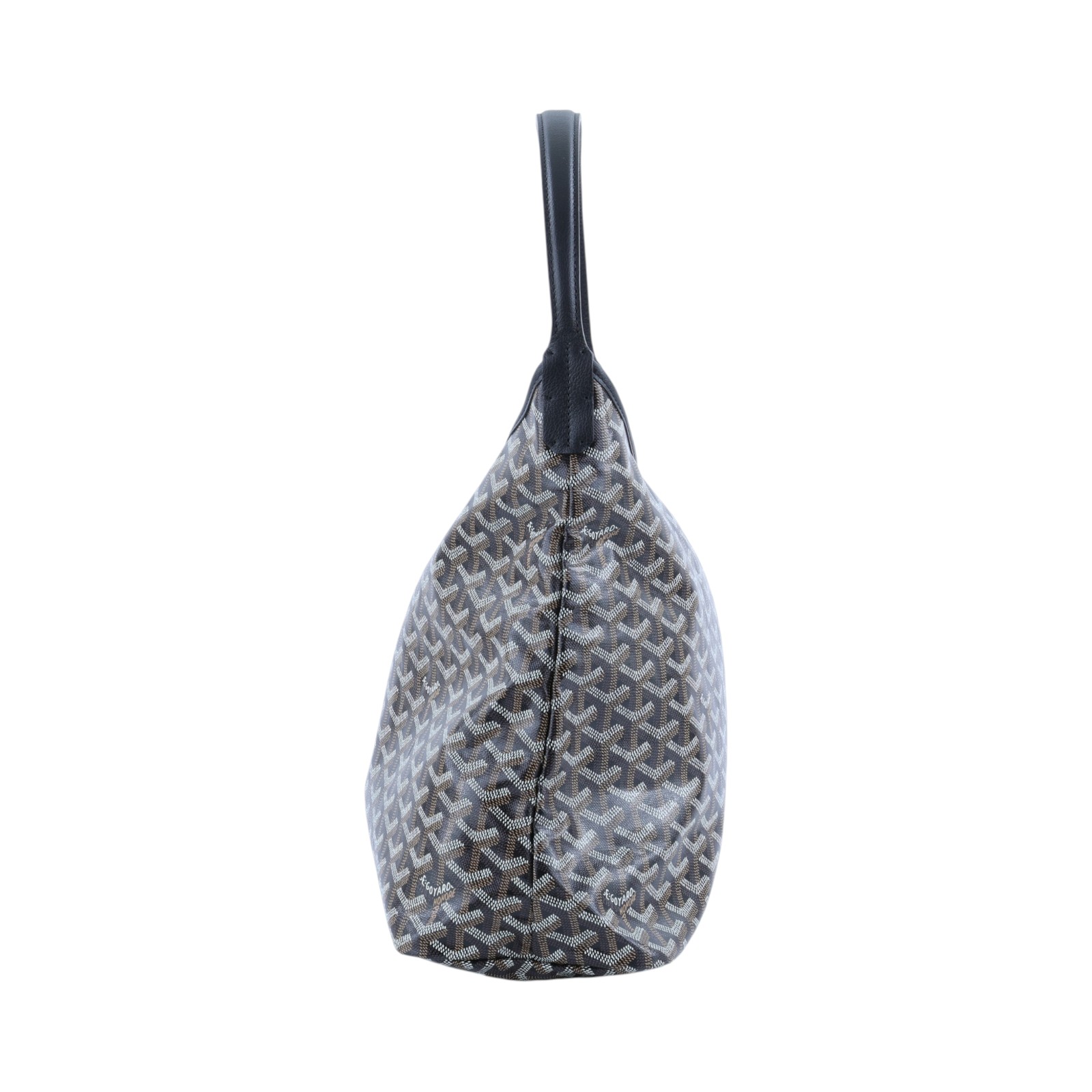 高雅德 GOYARD Bohème Hobo Bag PM 托特包 BOHEMEPMLTY 黑法鬥&amp;粉色蝴蝶手繪HOBO BOHEME PM 內袋