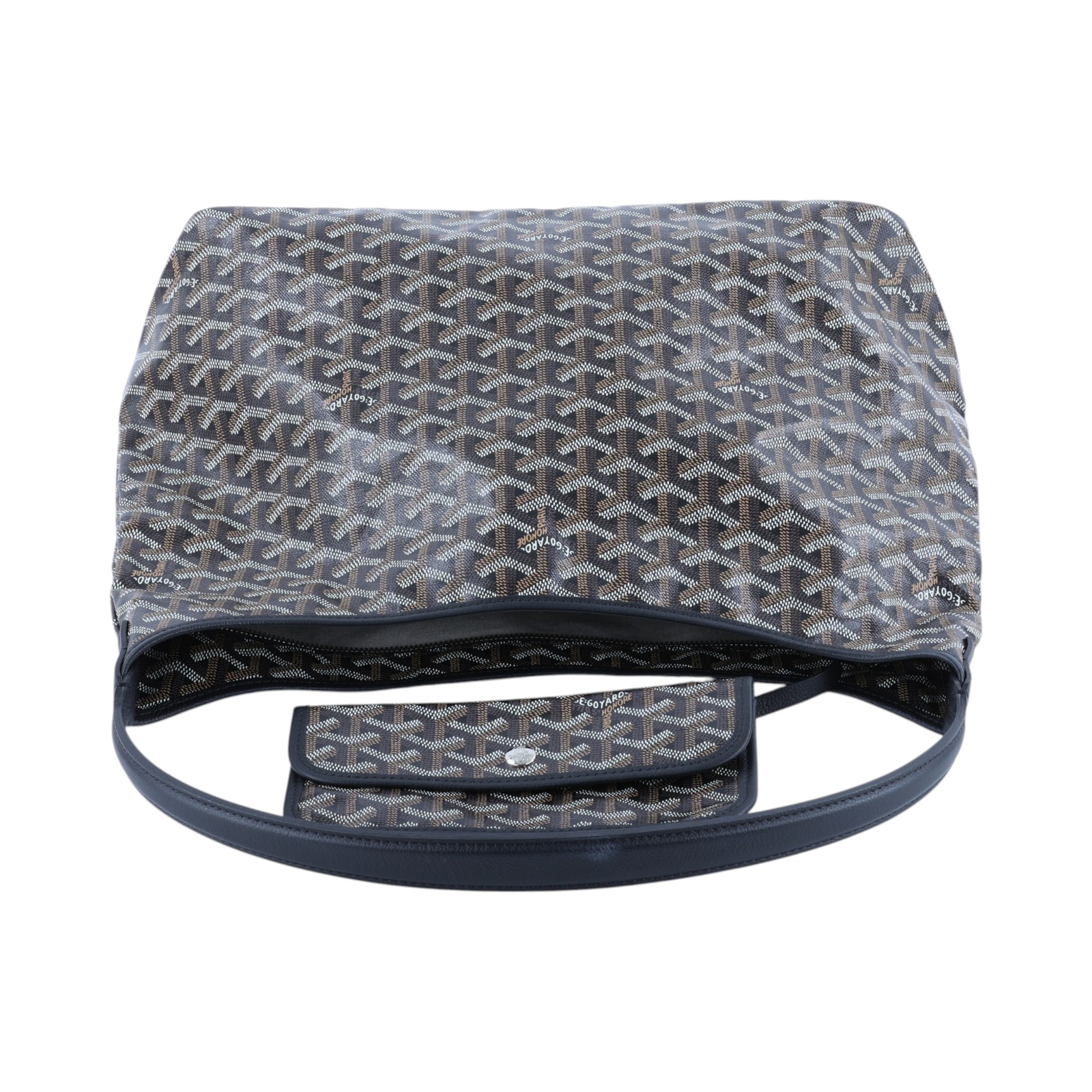 高雅德 GOYARD Bohème Hobo Bag PM 托特包 BOHEMEPMLTY 黑法鬥&amp;粉色蝴蝶手繪HOBO BOHEME PM 內袋