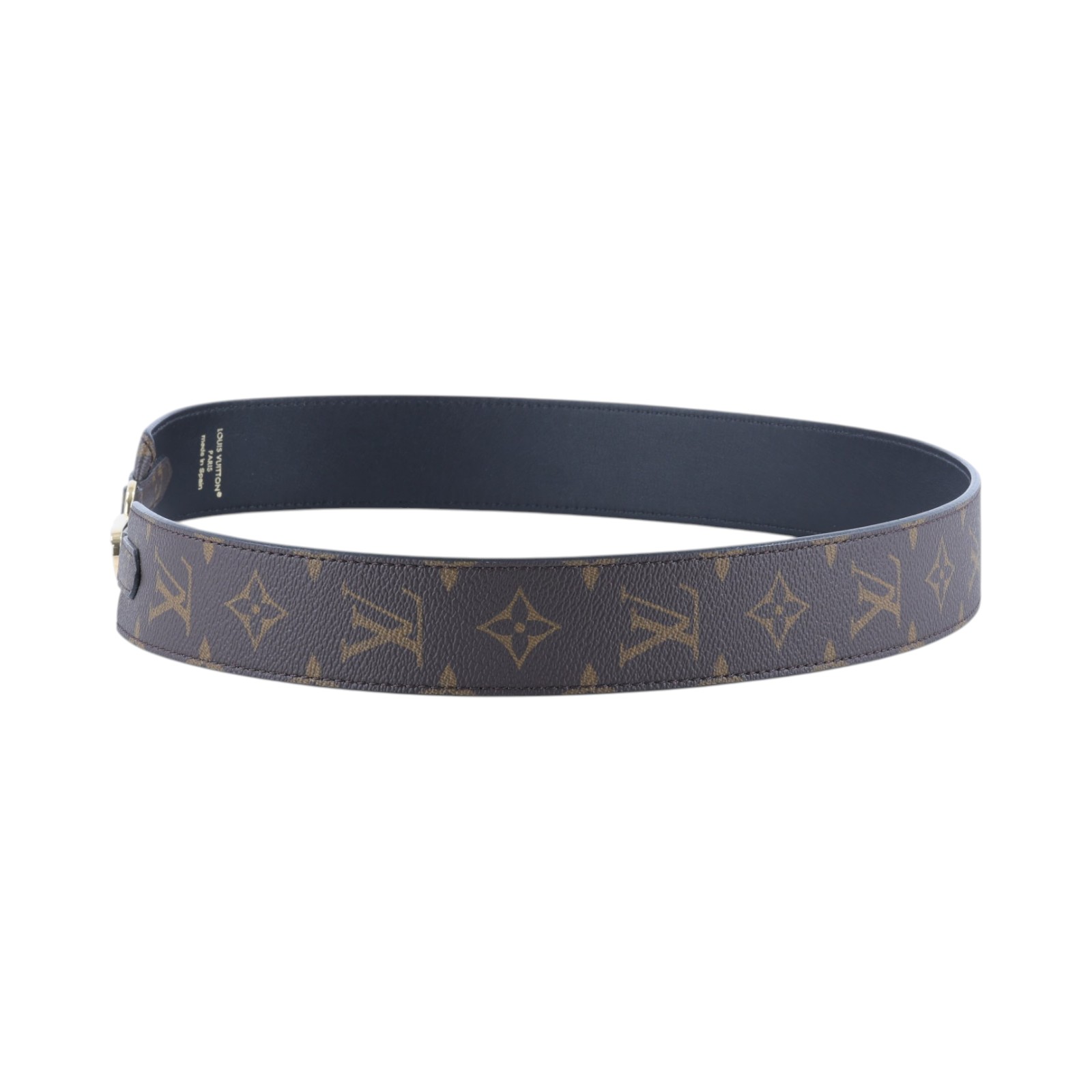 路易威登 LOUIS VUITTON Monogram 肩背帶 黑色 J02288 原花背帶 原廠盒子/防塵袋