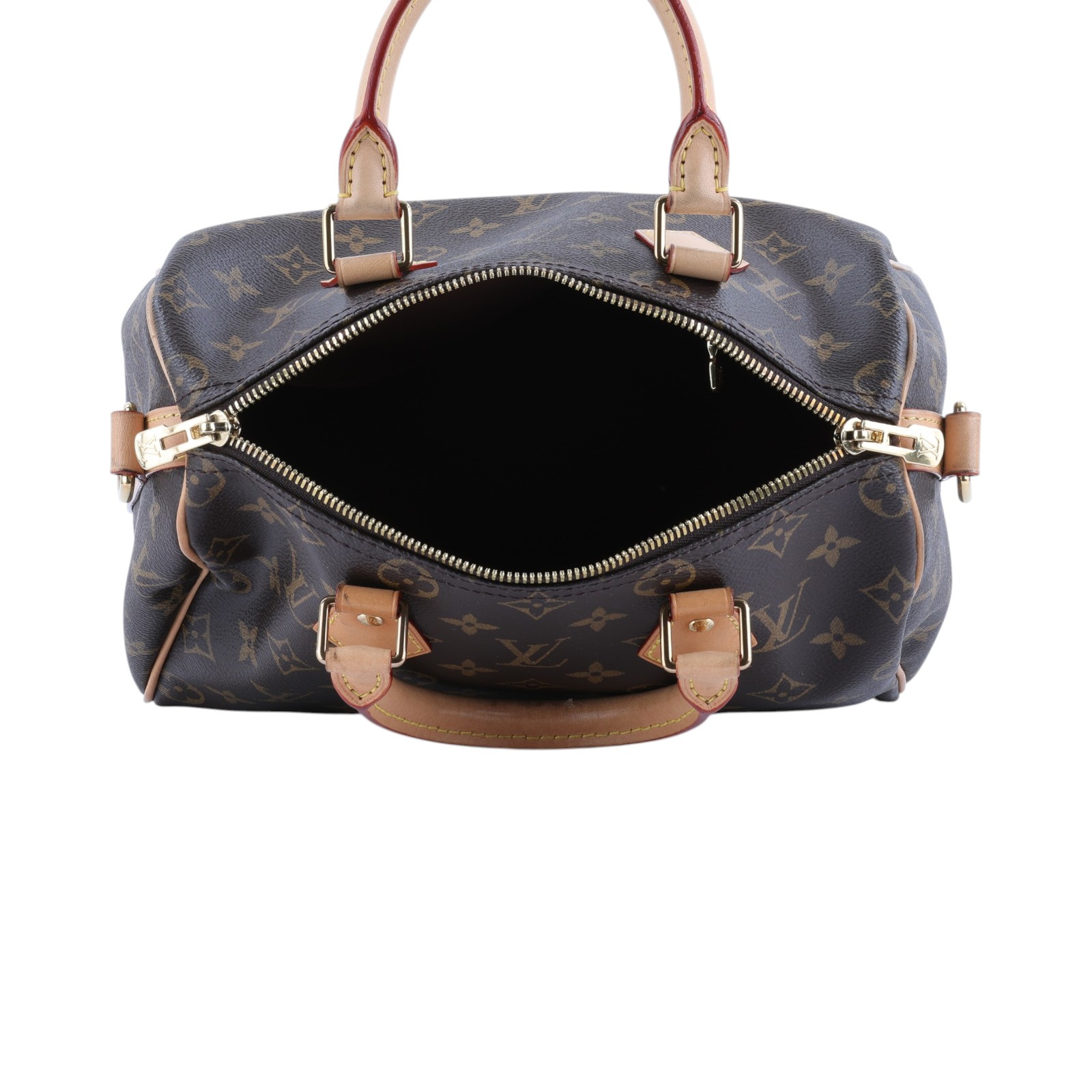 路易威登 LOUIS VUITTON Speedy Bandoulière 25  波士頓包 手提包 經典帆布 M46977 晶片款  原廠盒子/防塵袋/背帶/鎖頭/鑰匙/購買證明