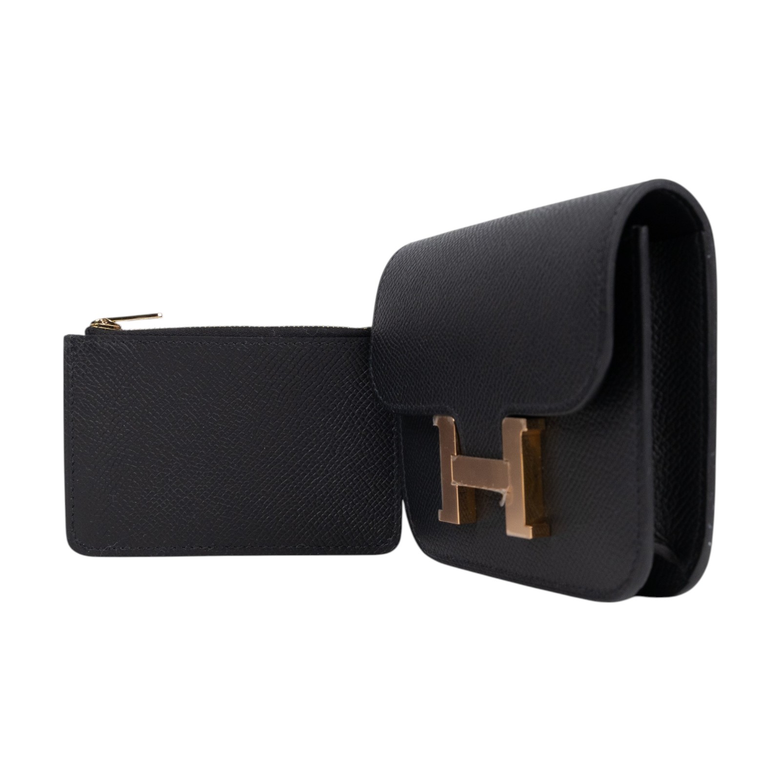 愛馬仕 Hermes Constance Bag 康康包 短夾 Slim  CNSLIM K M2 001 MM  原廠盒子/防塵袋