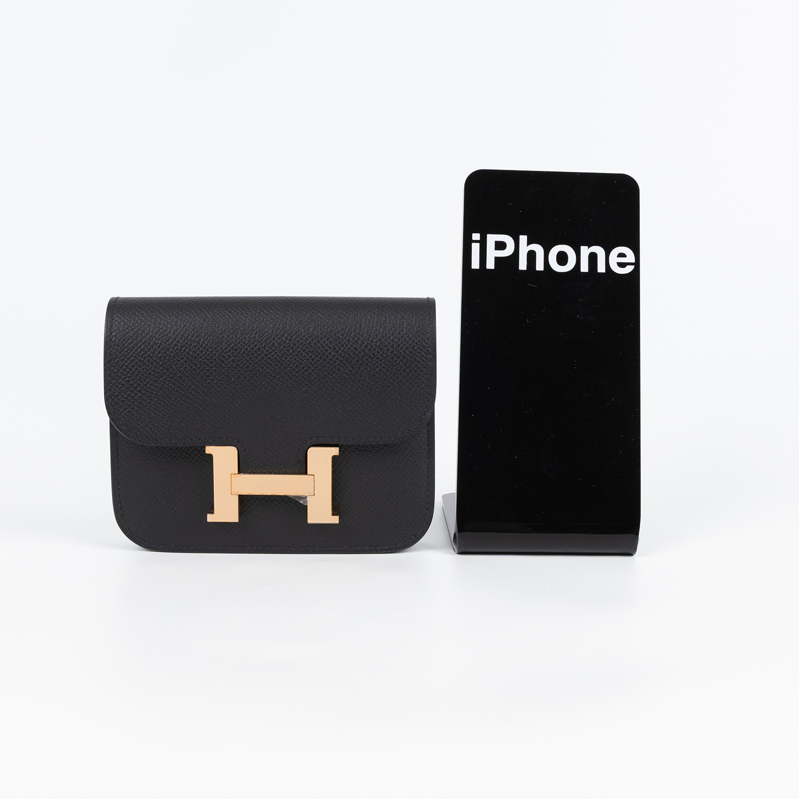 愛馬仕 Hermes Constance Bag 康康包 短夾 Slim  CNSLIM K M2 001 MM  原廠盒子/防塵袋