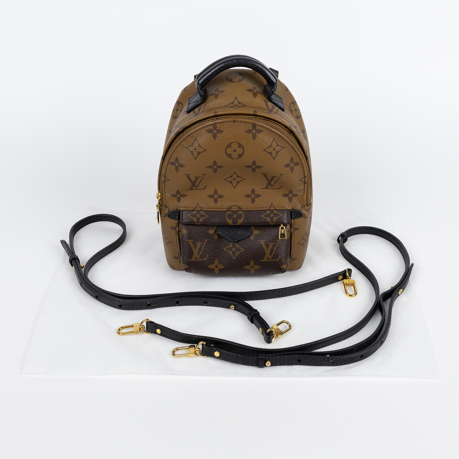 路易威登 LOUIS VUITTON Palm Springs Mini 迷你 雙肩 後背包 M42411 晶片款  背帶x2