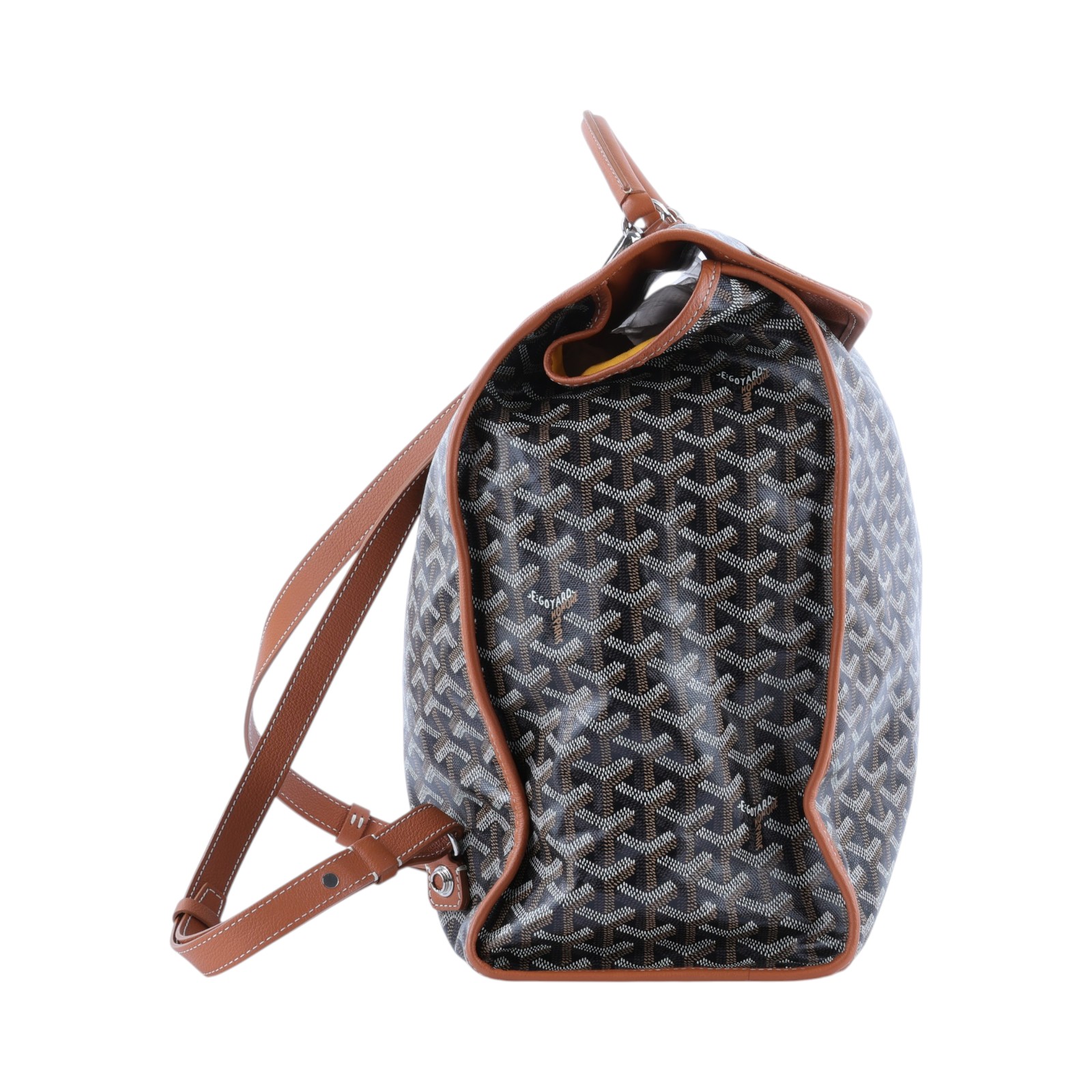 高雅德 GOYARD Saint Leger MM 背包 STLEGEMMLTY 黑SAINT LEGER翻蓋折疊後背包 無附屬品