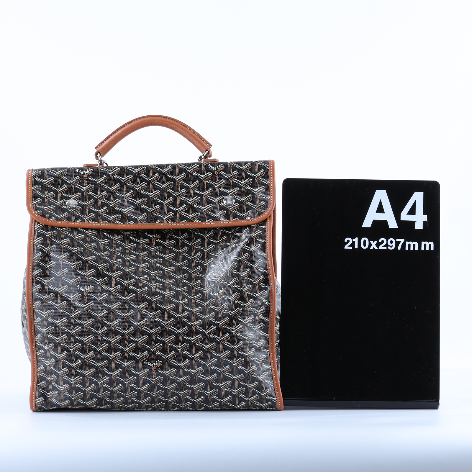 高雅德 GOYARD Saint Leger MM 背包 STLEGEMMLTY 黑SAINT LEGER翻蓋折疊後背包 無附屬品