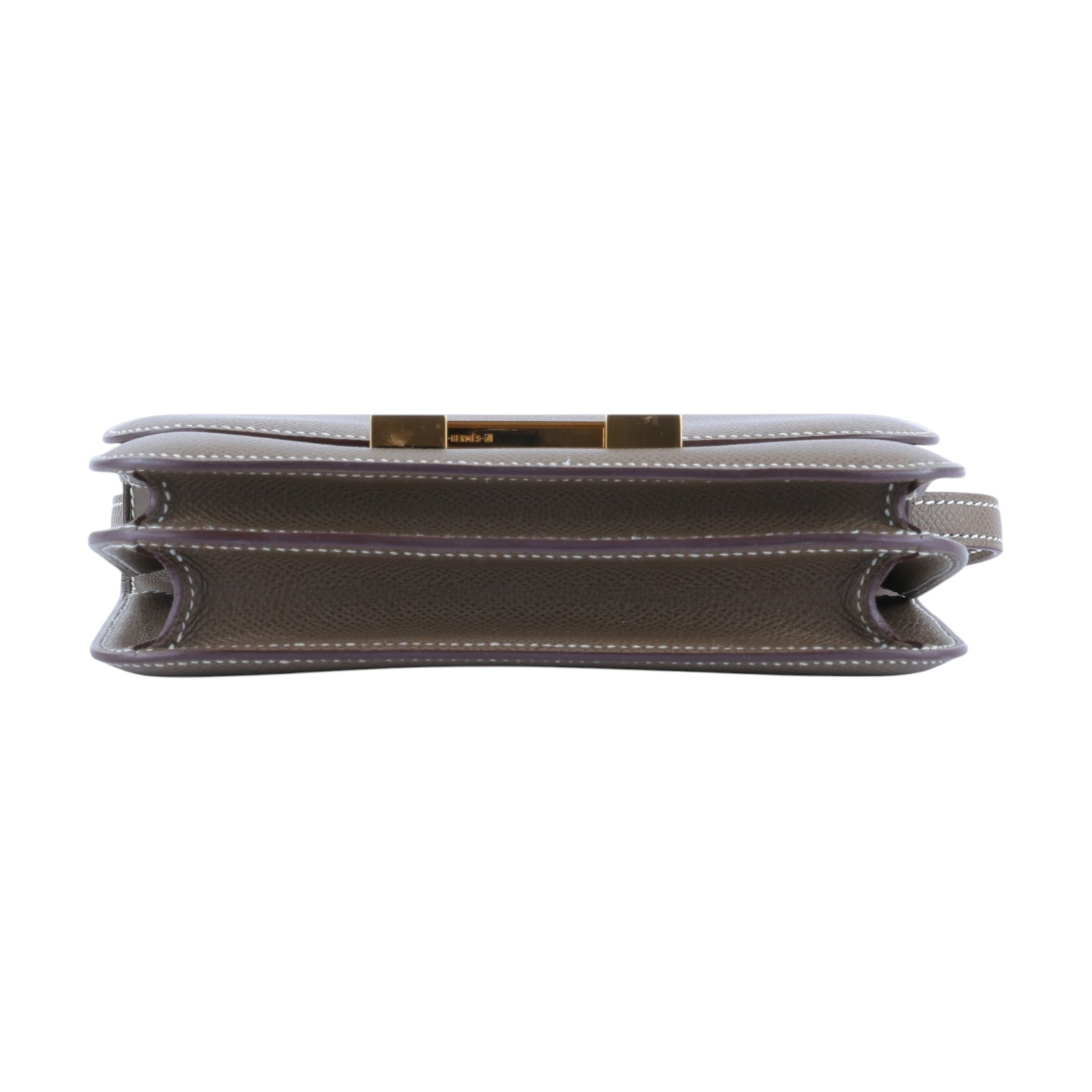 愛馬仕 Hermes Constance Bag 康康包 MIni 18  金色五金 大象灰 H083905CC18 /UCT514GU  原廠盒子/防塵袋/香港購買證明/鏡子