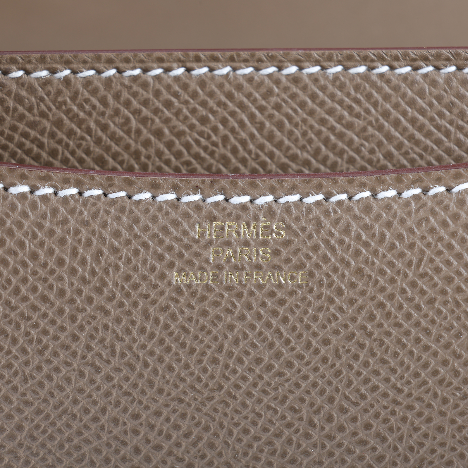 愛馬仕 Hermes Constance Bag 康康包 MIni 18  金色五金 大象灰 H083905CC18 /UCT514GU  原廠盒子/防塵袋/香港購買證明/鏡子