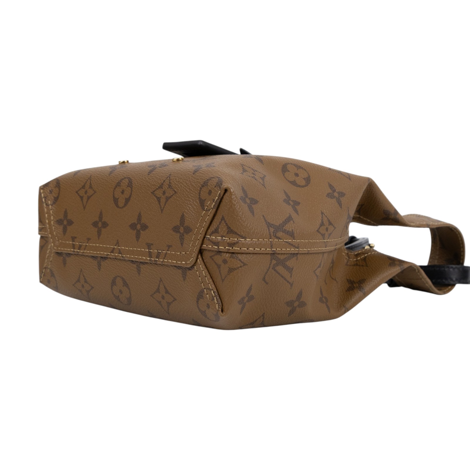 路易威登 LOUIS VUITTON Atlantis BB Reverse 帆布 手提 斜背包 M46816 晶片款  防塵袋