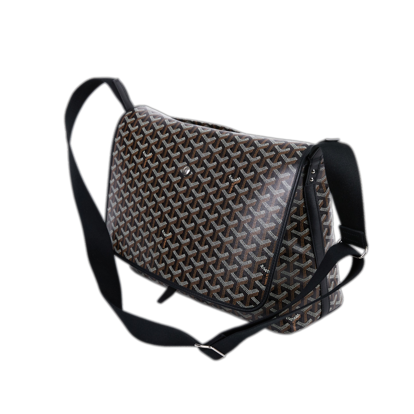 高雅德 GOYARD Capetien MM 郵差包 CAPETIMMLTY 黑Capetien MM郵差包 防塵袋/購買證明