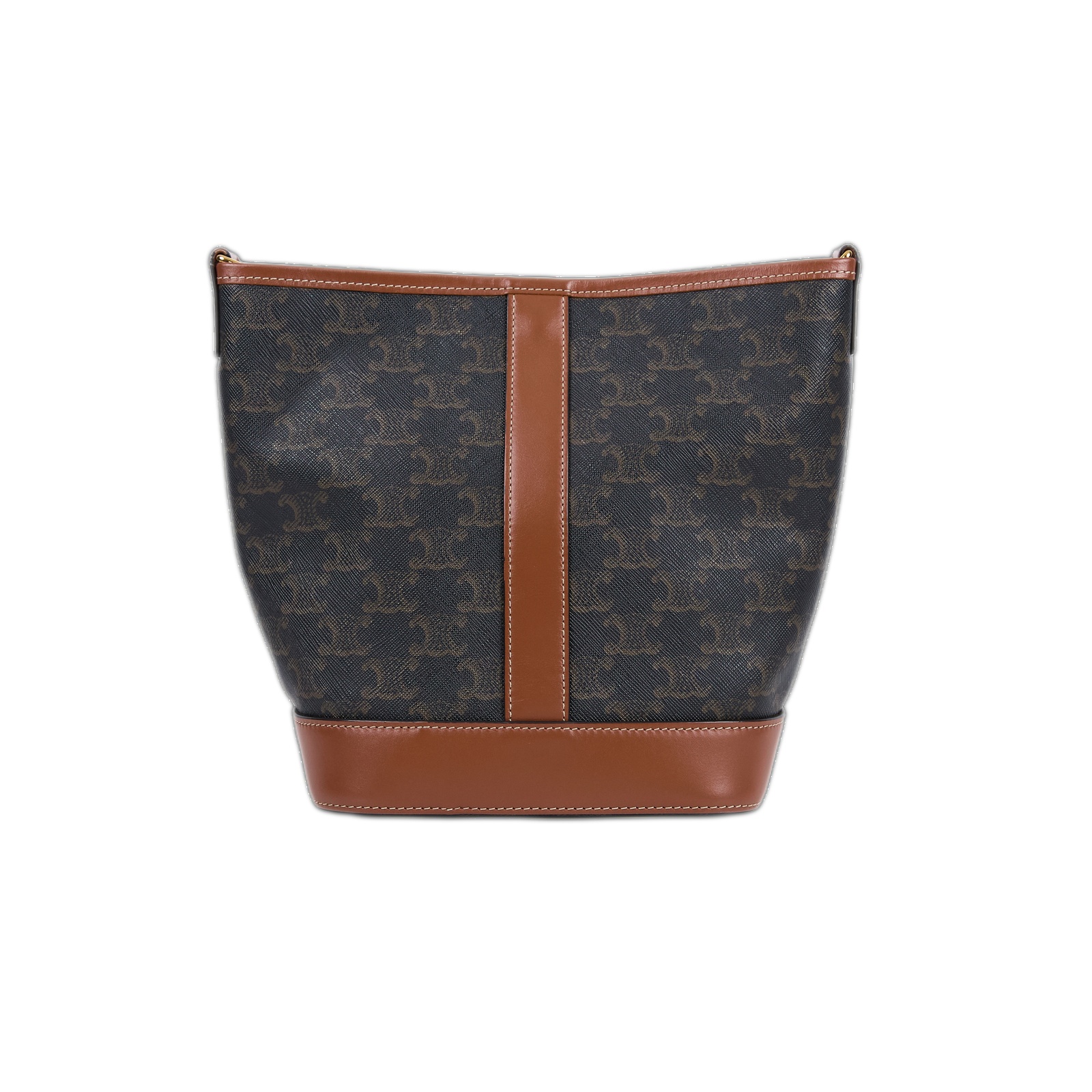 思琳 CELINE Triomphe帆布 小型 Bucket 肩背 水桶包 191442CAS 凱旋門SMALL BUCKET斜背包 防塵袋/購買證明