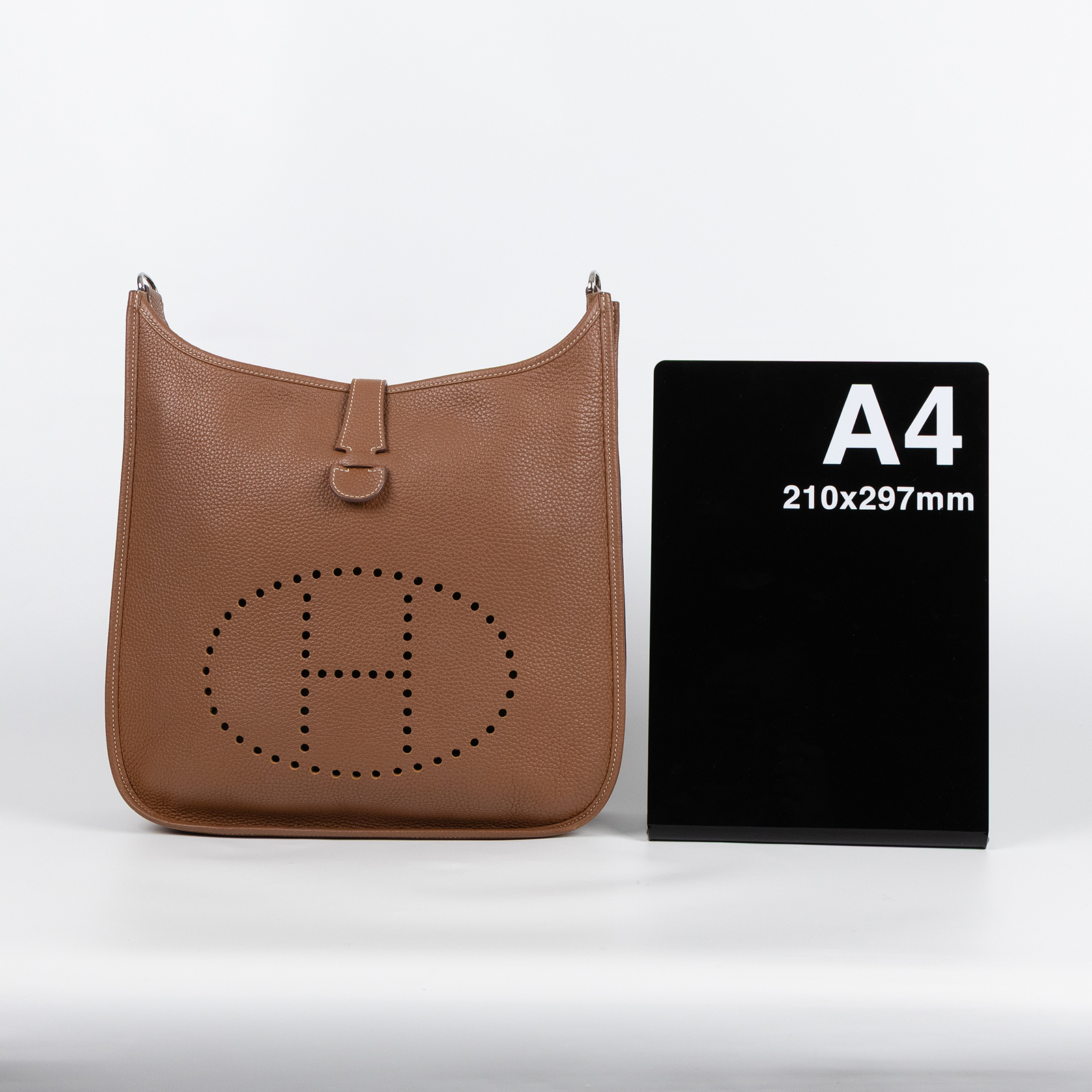 愛馬仕 Hermes Evelyne Bag 伊芙琳包 33 EV33 X BS 003 ZB X刻金棕EVELYNE33 背帶