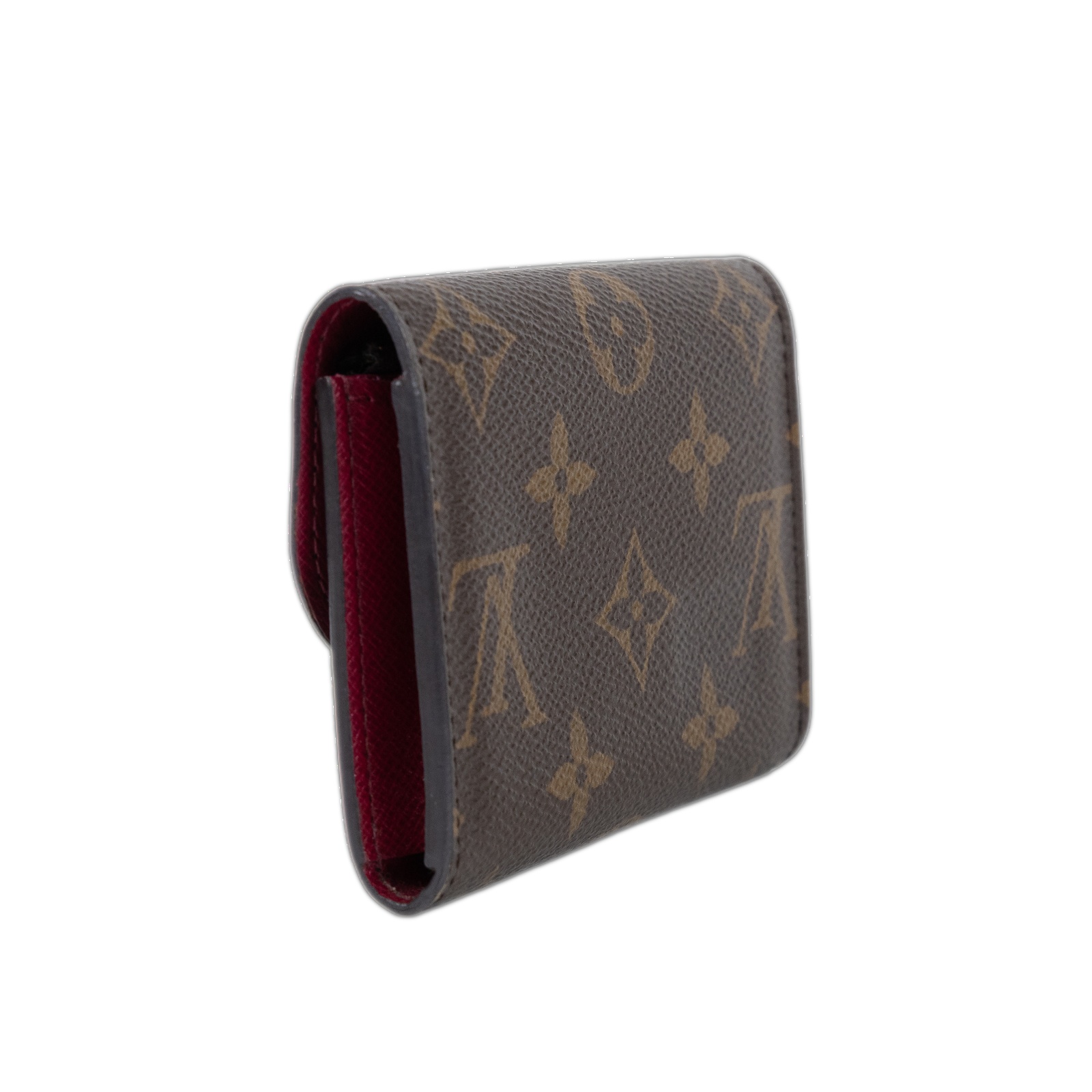 路易威登 LOUIS VUITTON Rosalie 零錢包 經典帆布 紫紅色 M41939 晶片款 酒紅色Rosalie 零錢包 原廠盒子/防塵袋
