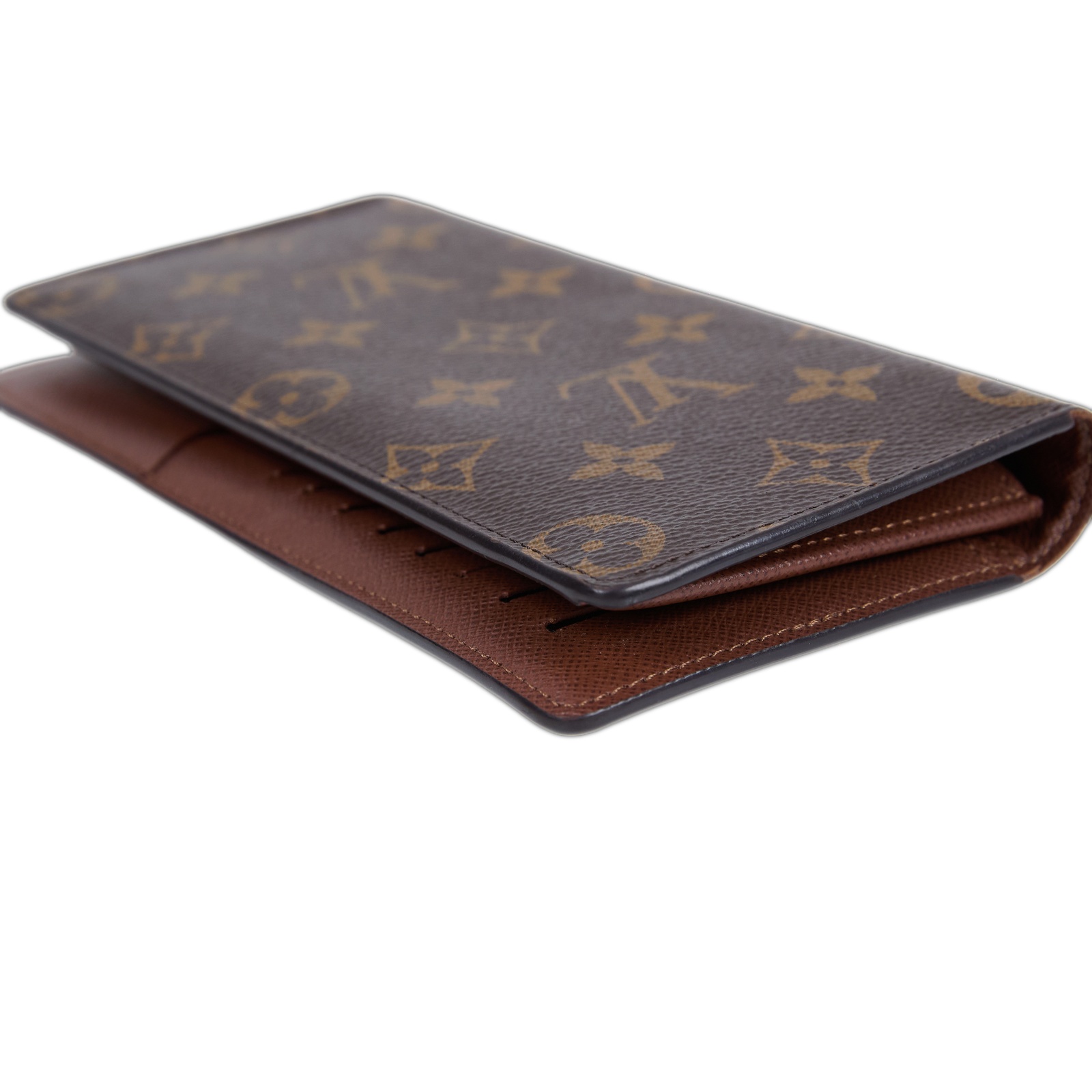 路易威登 LOUIS VUITTON Brazza 錢包 長夾 經典帆布 M66540 晶片款 棕Brazza 錢包 原廠盒子/防塵袋/購買證明