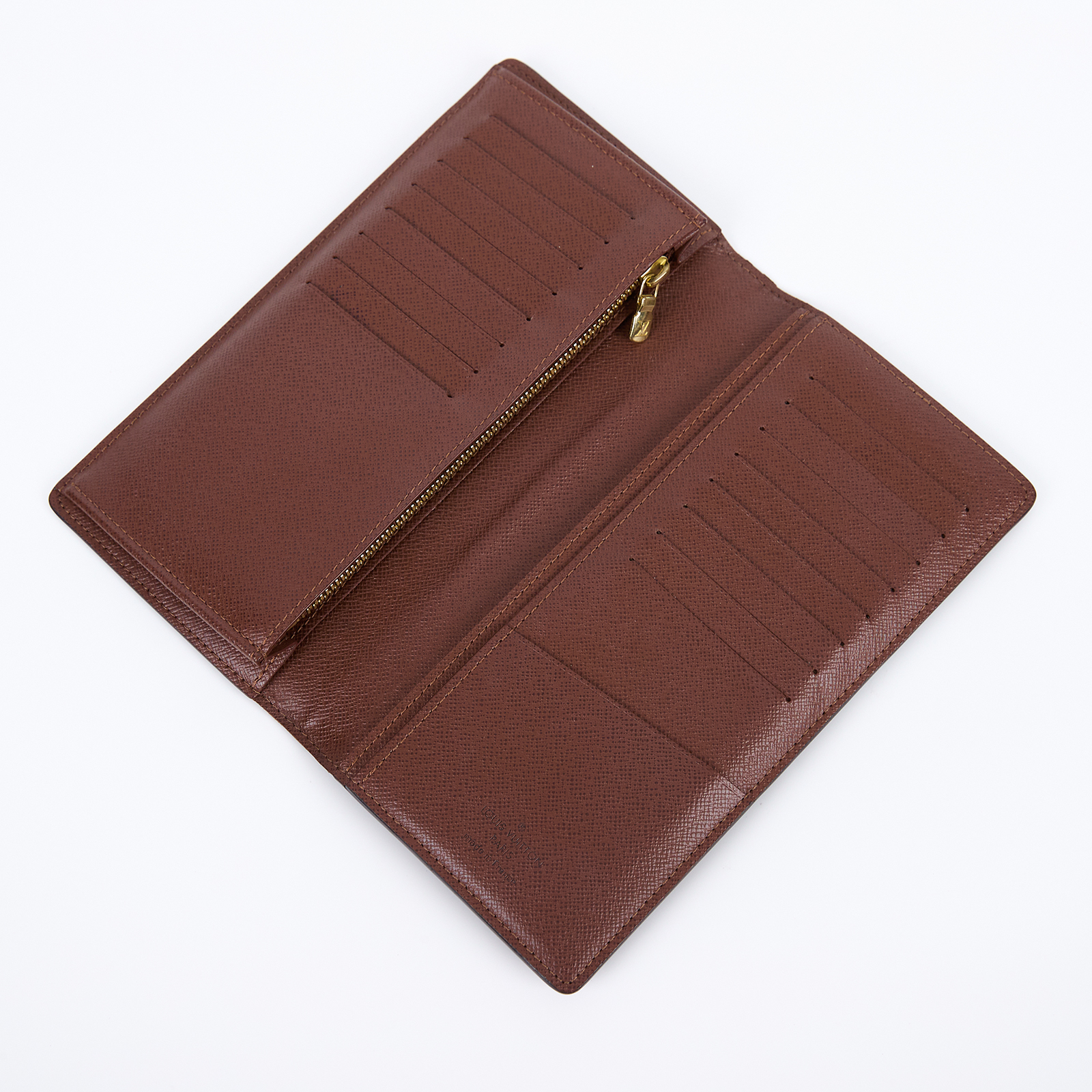 路易威登 LOUIS VUITTON Brazza 錢包 長夾 經典帆布 M66540 晶片款 棕Brazza 錢包 原廠盒子/防塵袋/購買證明
