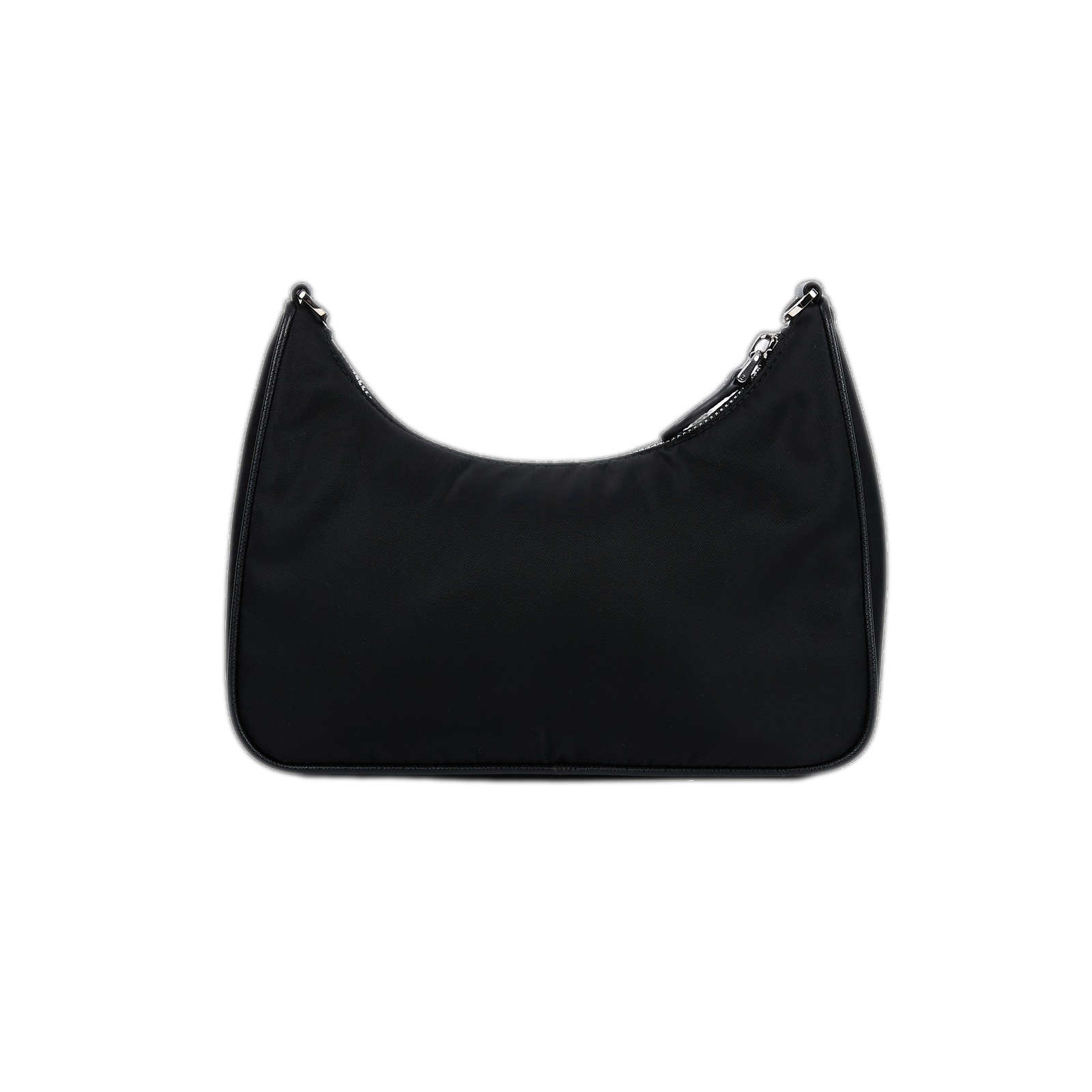 普拉達 PRADA Re-Edition 2005 Re-Nylon 手袋 1BH204_R064 黑銀NYLON三合一 HOBO 背帶2/防塵袋/內袋/吊牌