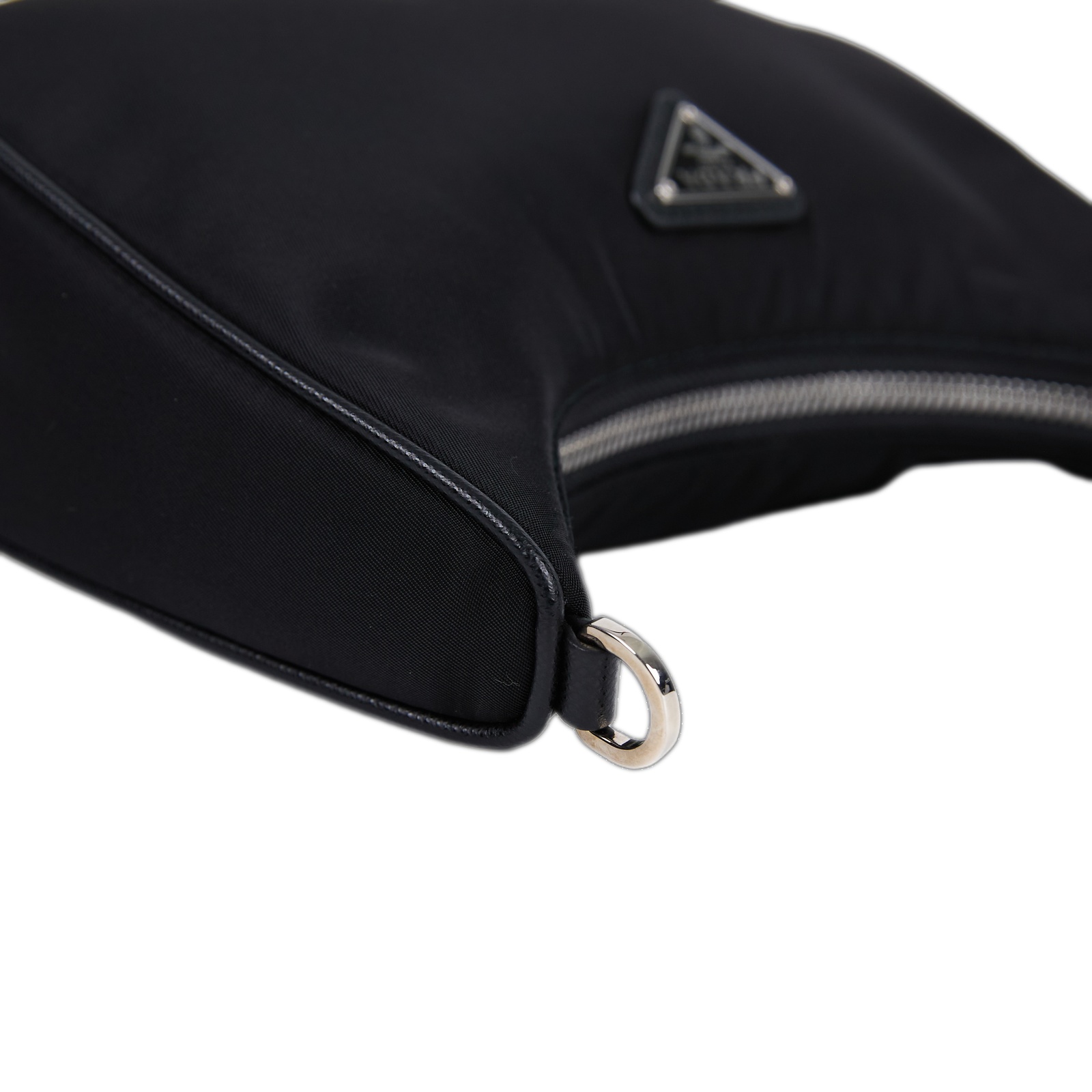 普拉達 PRADA Re-Edition 2005 Re-Nylon 手袋 1BH204_R064 黑銀NYLON三合一 HOBO 背帶2/防塵袋/內袋/吊牌