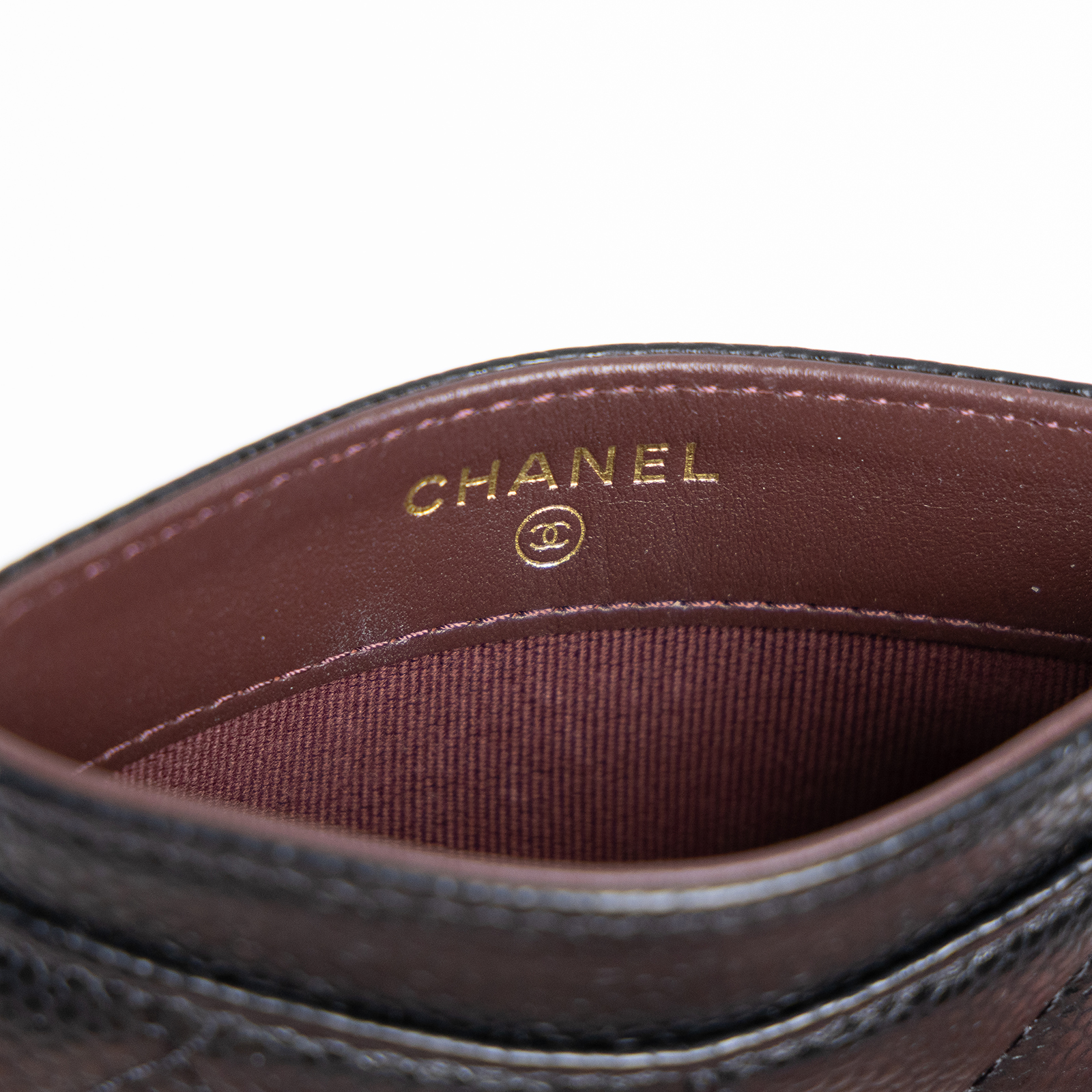 香奈兒 CHANEL CC LOGO 經典卡片夾 AP0213 晶片款 黑金荔枝卡夾 原廠盒子/防塵袋