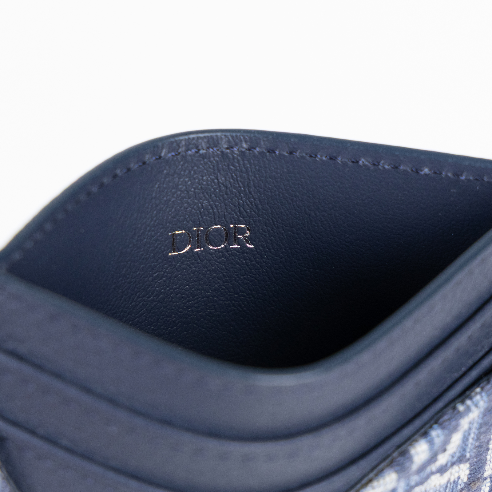 迪奧 CHRISTIAN DIOR Saddle 卡片夾 卡夾 2ADCH164YKS 淺藍Saddle 卡夾 原廠盒子/防塵袋/購買證明