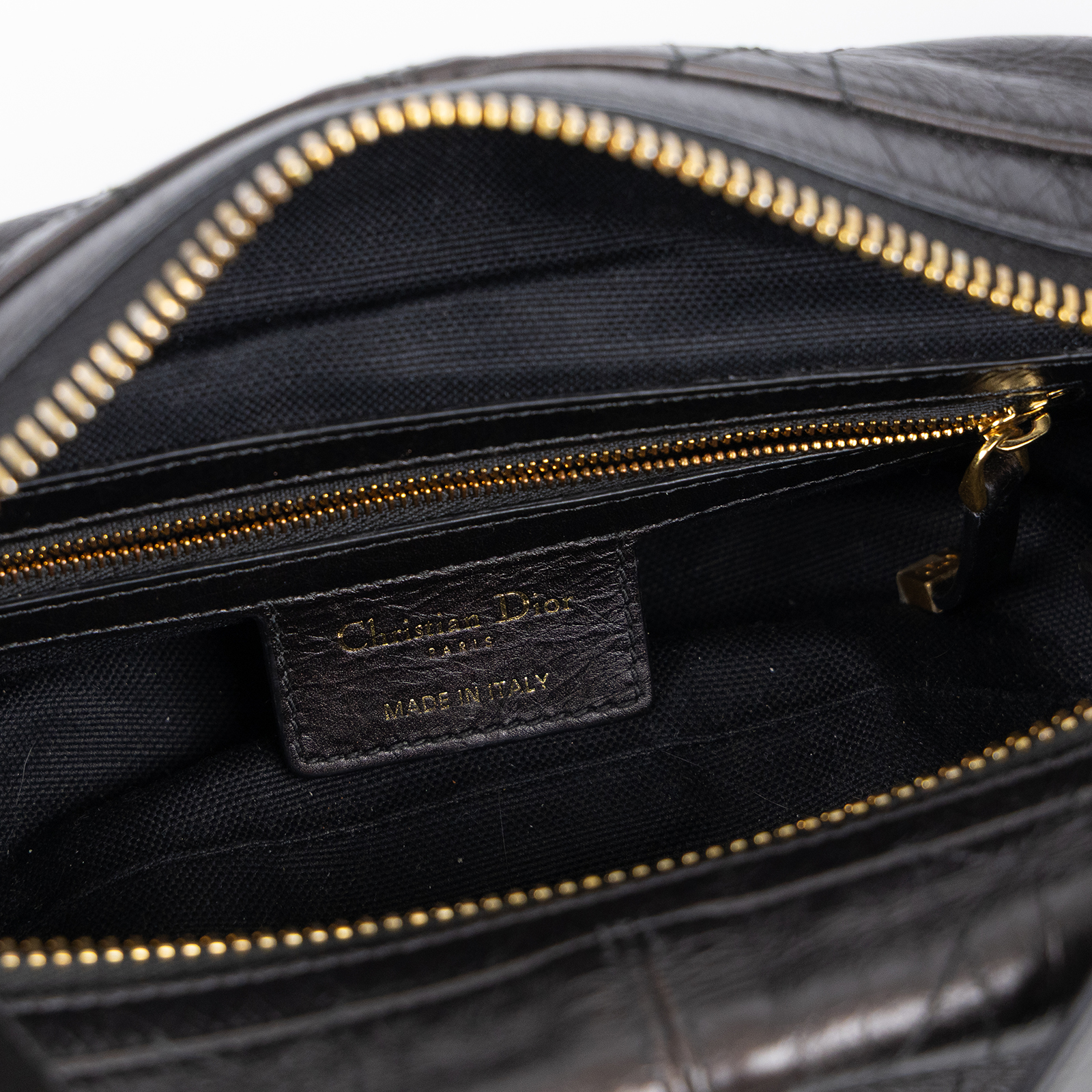 迪奧 CHRISTIAN DIOR D-Journey 小型包 M2416UNUO 皺面小牛皮 D-Journey 小型包 防塵袋