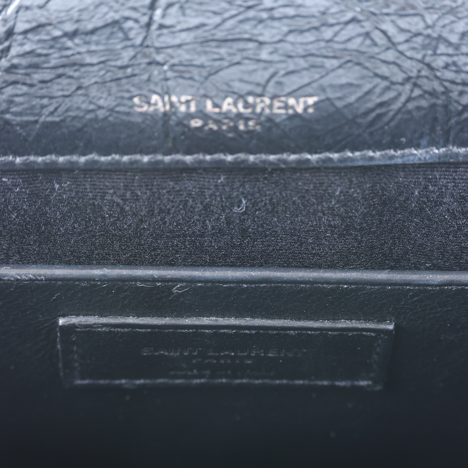 聖羅蘭 YSL SAINT LAURENT Niki 復古小牛皮 Baby 斜背 翻蓋包 5330370EN04 黑NIKI BABY 防塵袋