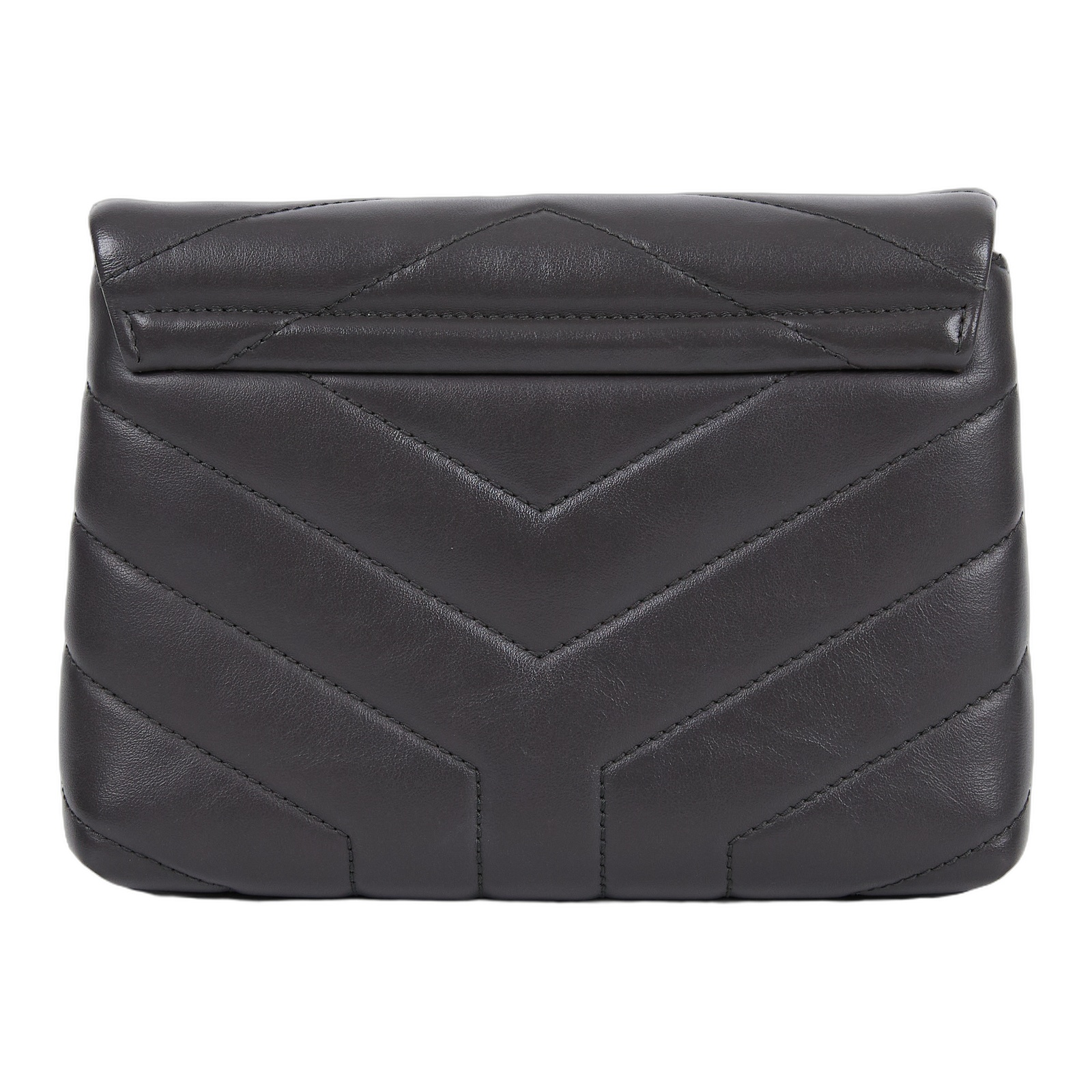 聖羅蘭 YSL SAINT LAURENT Loulou 絎縫 皮革 TOY 手袋 銀色五金 467072DV706 灰銀LOULOU TOY 防塵袋