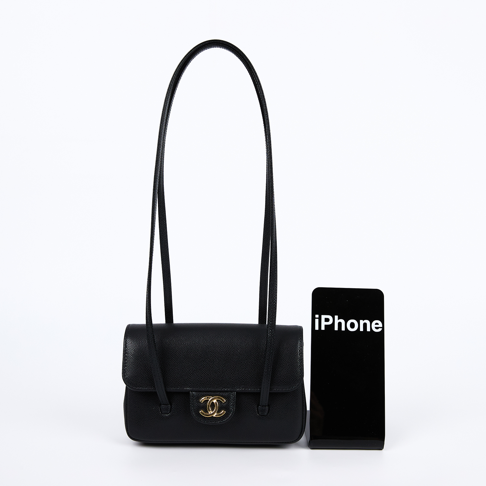 香奈兒 CHANEL preppy coco mini CF 口蓋包 晚宴包 肩背包 手拿包 AP5068 B23483 晶片款 黑PREPPY COCO MINI 原廠盒子/防塵袋/購買證明