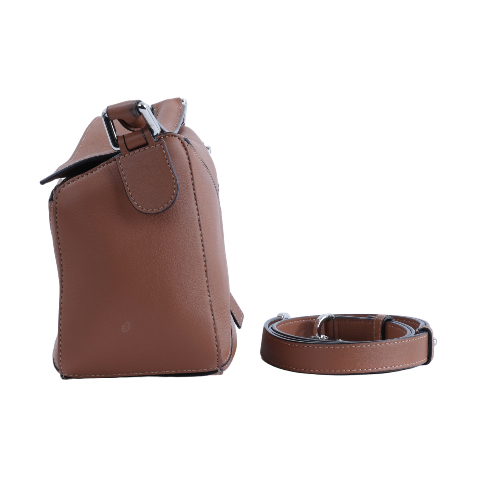 羅意威 LOEWE Small Puzzle bag 肩背 斜背包 322.30.S21 焦糖PUZZLE SMALL 防塵袋/背帶