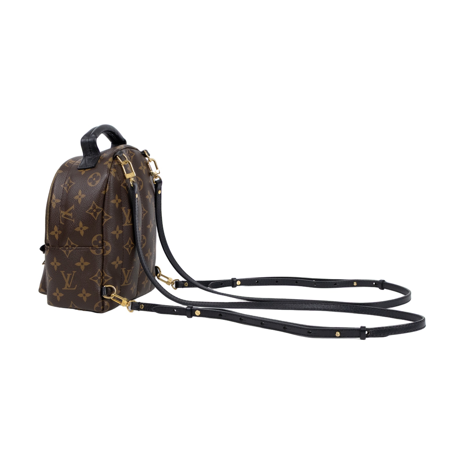 路易威登 LOUIS VUITTON Palm Springs Mini 迷你 後背包 M44873 晶片款 原花PALM SPRING後背包MINI 背帶2