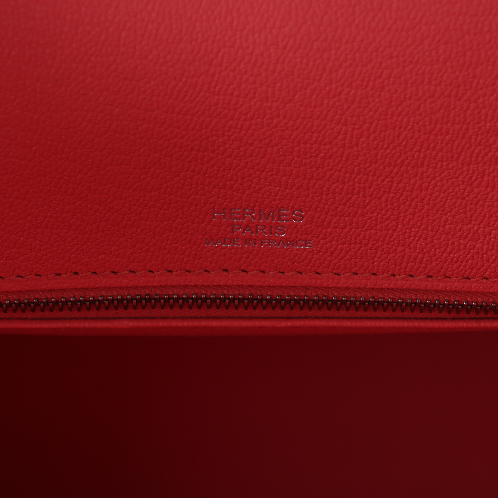 愛馬仕 Hermes Kelly Sellier 凱莉包 30 銀色五金 靛藍色 馬鞍紅色 H082014CKAK 防塵袋/原廠盒子/購買證明影本/鎖組/吊牌/雨衣