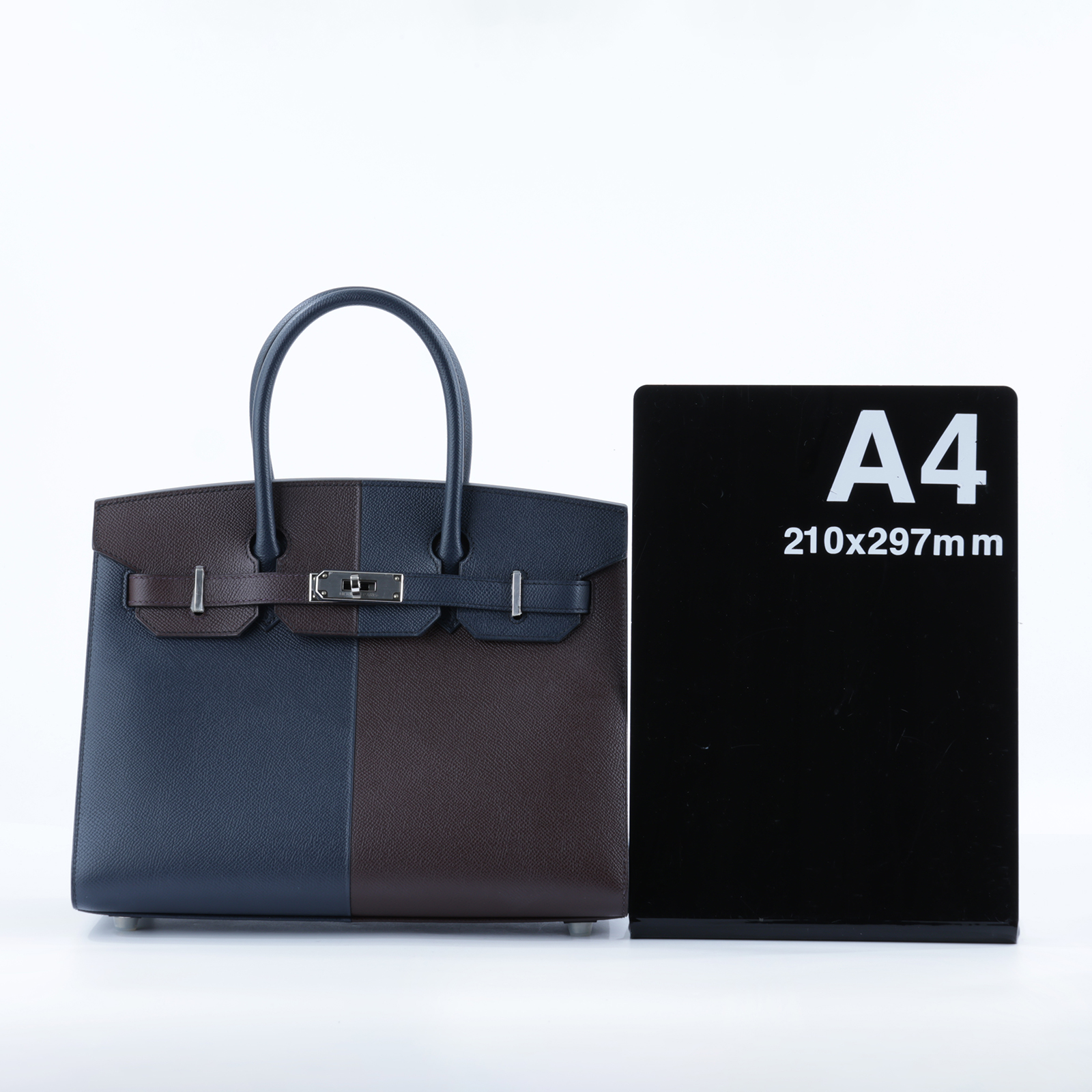 愛馬仕 Hermes Kelly Sellier 凱莉包 30 銀色五金 靛藍色 馬鞍紅色 H082014CKAK 防塵袋/原廠盒子/購買證明影本/鎖組/吊牌/雨衣