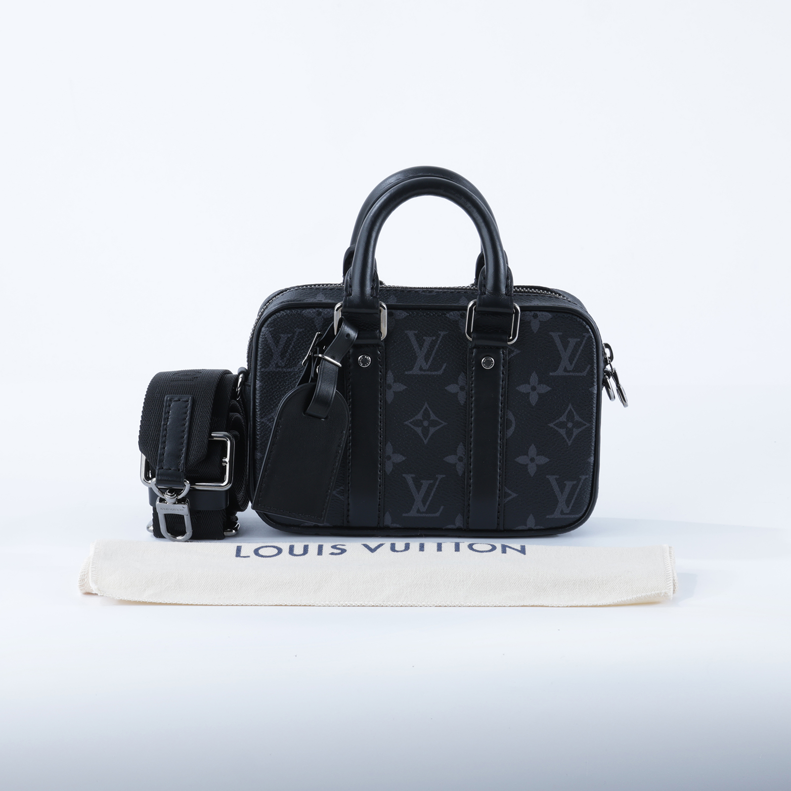 路易威登 LOUIS VUITTON Nano Porte Documents Voyage M82770 晶片款  防塵袋/背帶